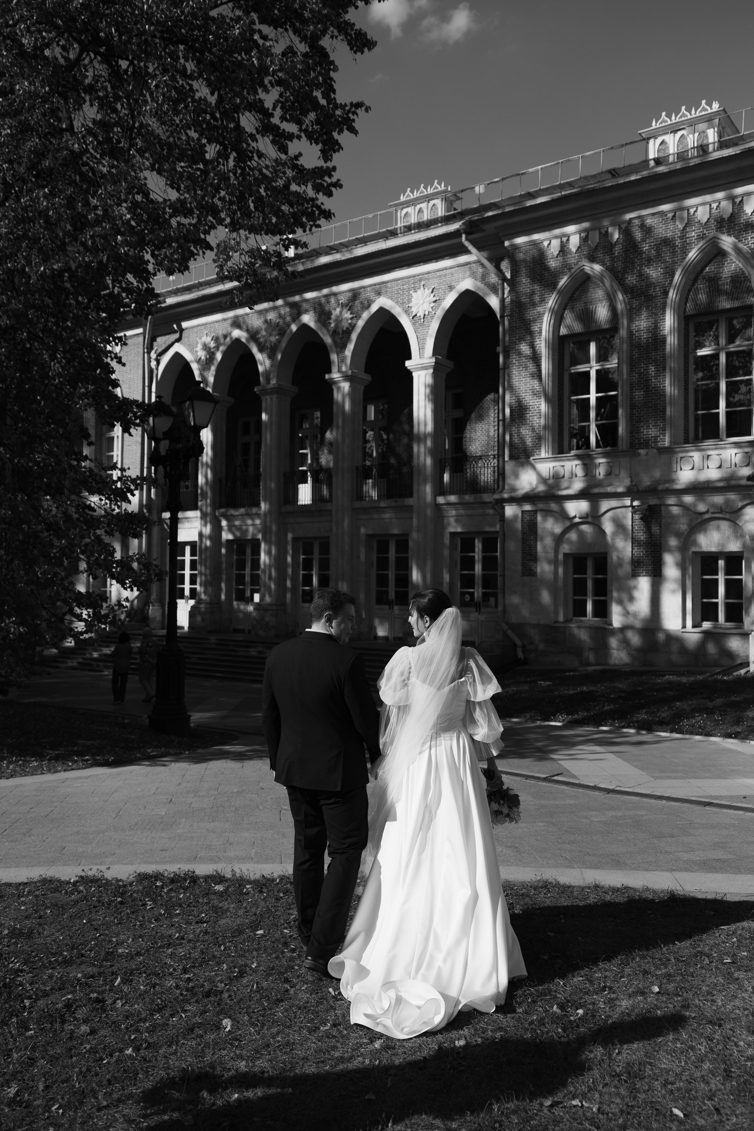 Свадебная фотосессия в парке Царицыно, Банкет в ресторане Пантеон. Свадебный фотограф Москва Анастасия Храмова