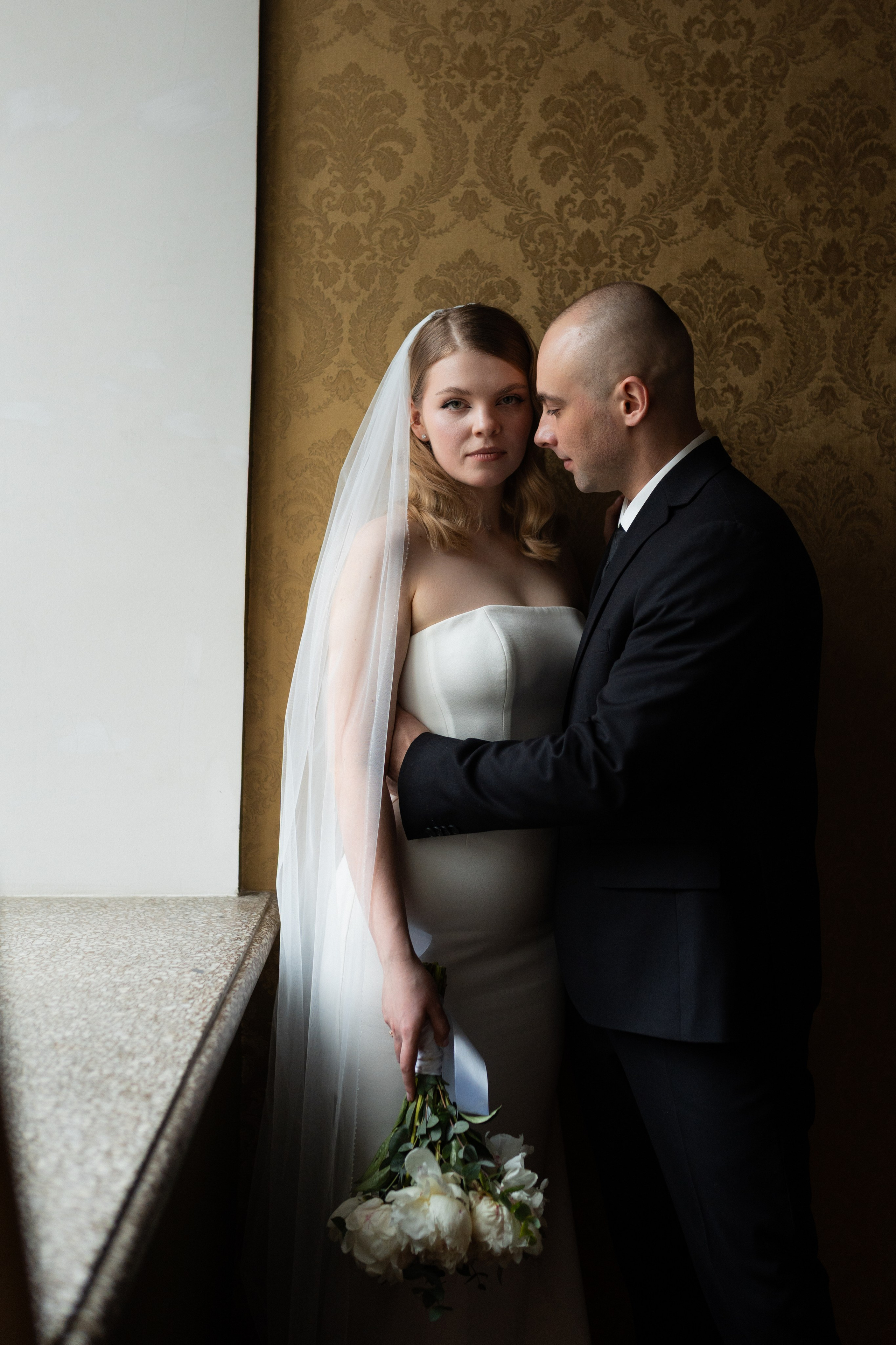 Мария и Алексей, студия 1884. Свадебный фотограф в Москве Анна Полушина