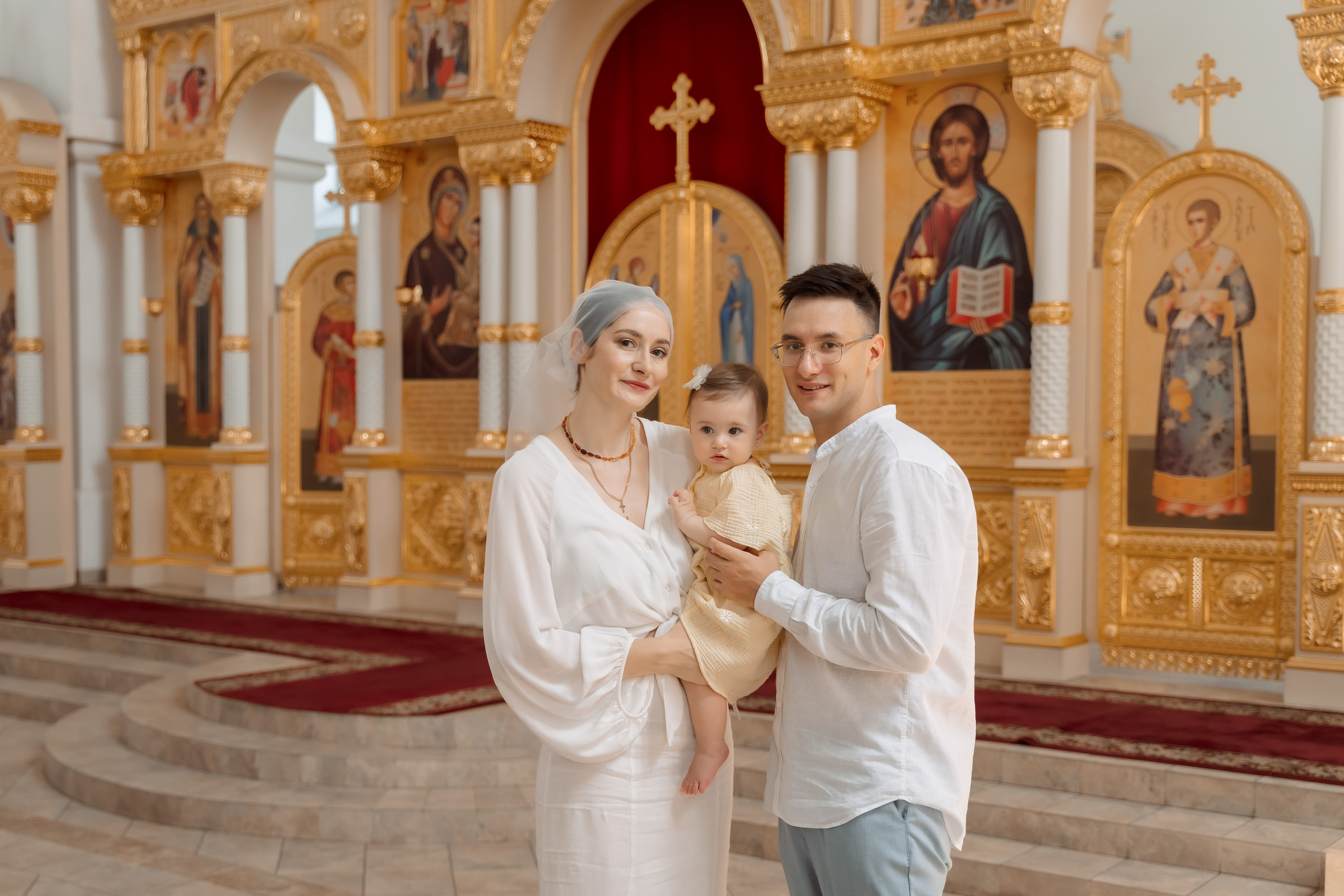 Крещение Варвары, храм Тихвинской иконы Божией Матери. Семейный фотограф в Саратове