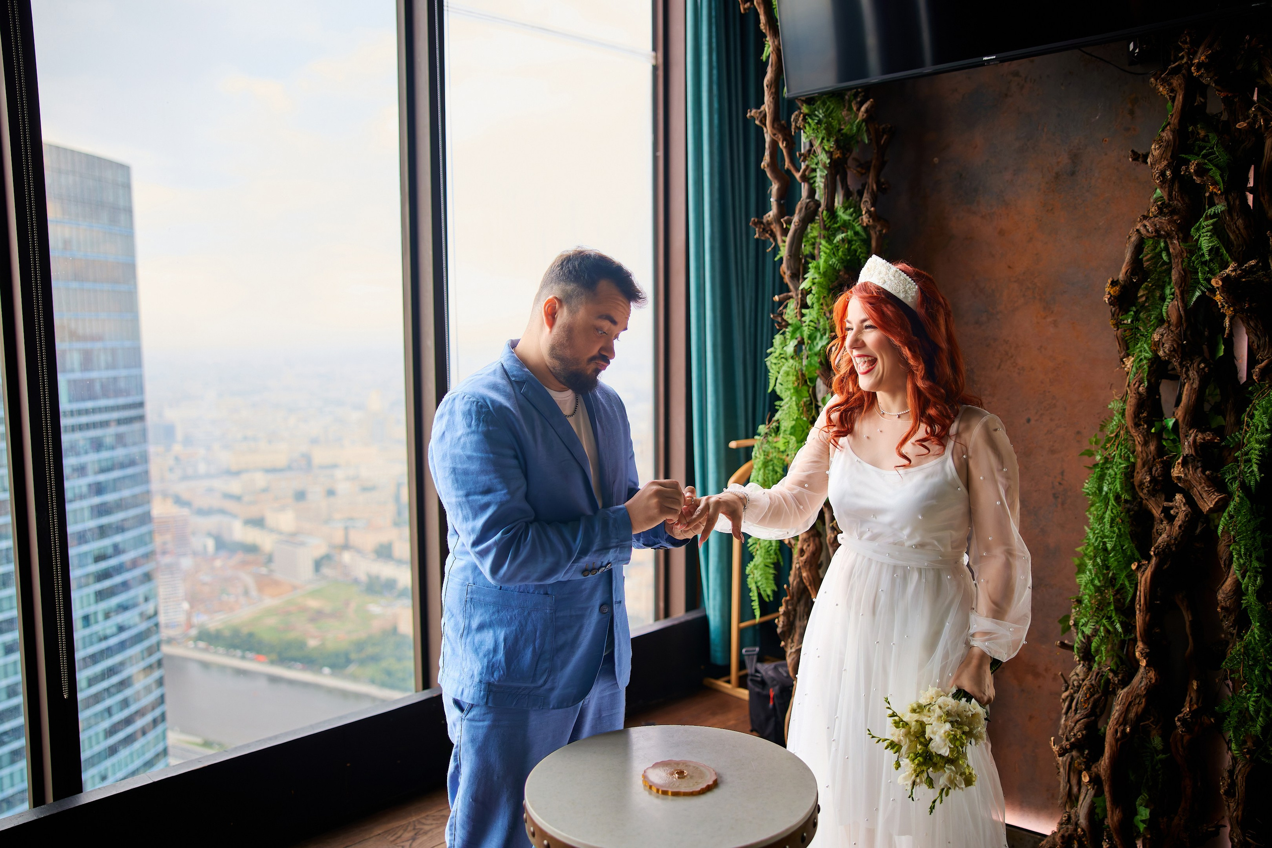 Свадебная фотосессия летом. Свадебный фотограф Сергей Колбинский