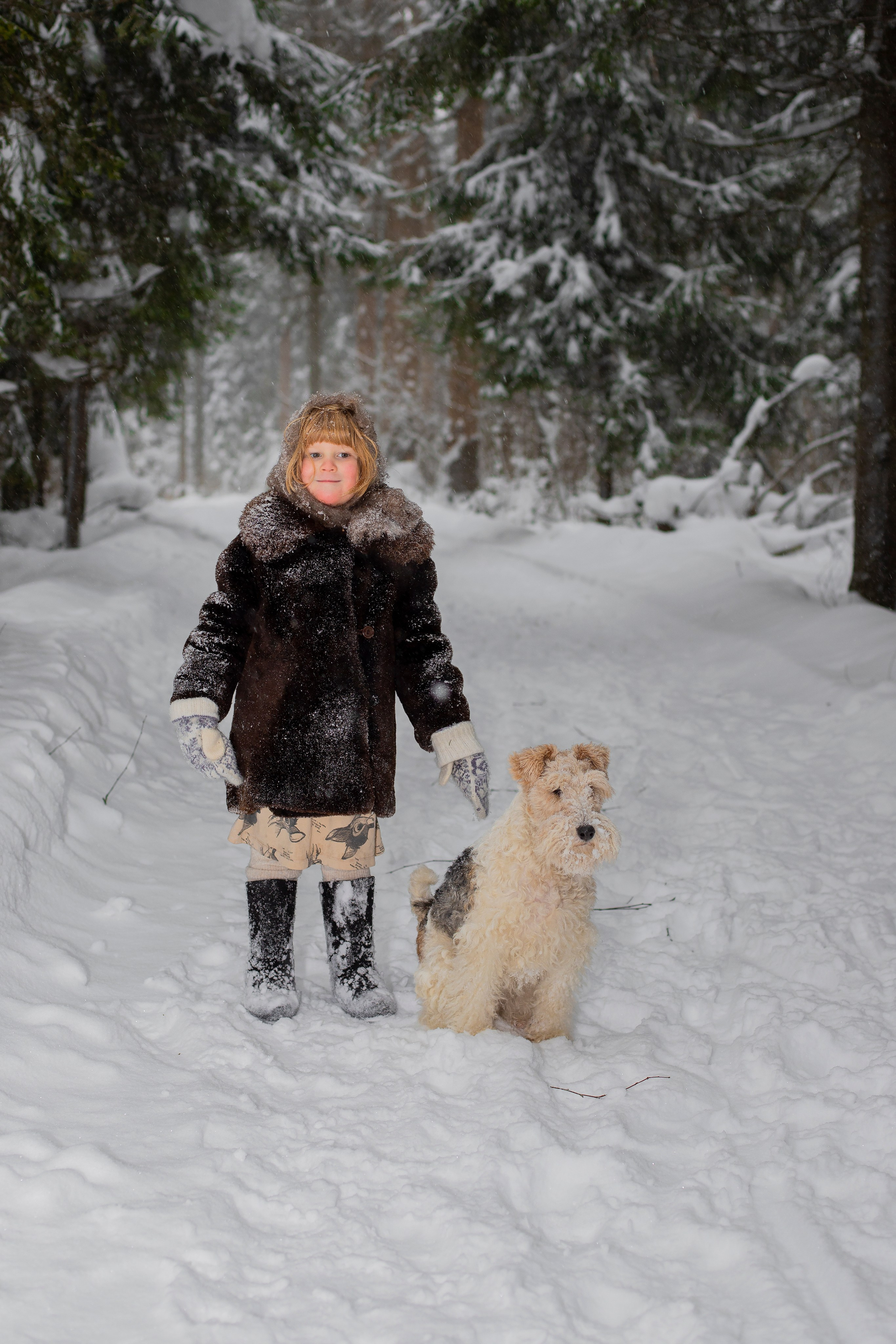 Зимний лес. Семейный и детский фотограф Кривутина Юлия