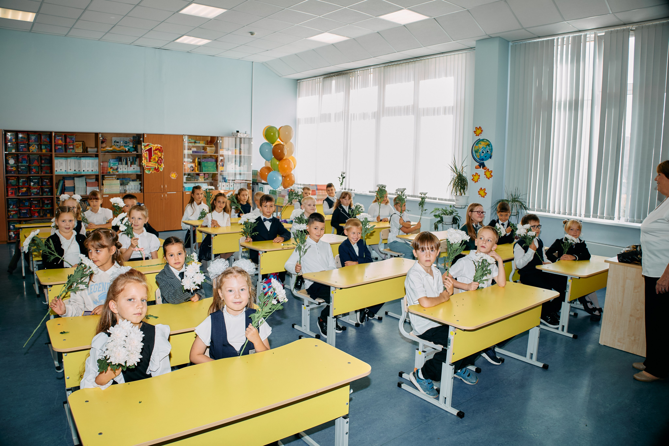 Начальная школа, сентябрь. Фотограф в Екатеринбурге Катерина Березина