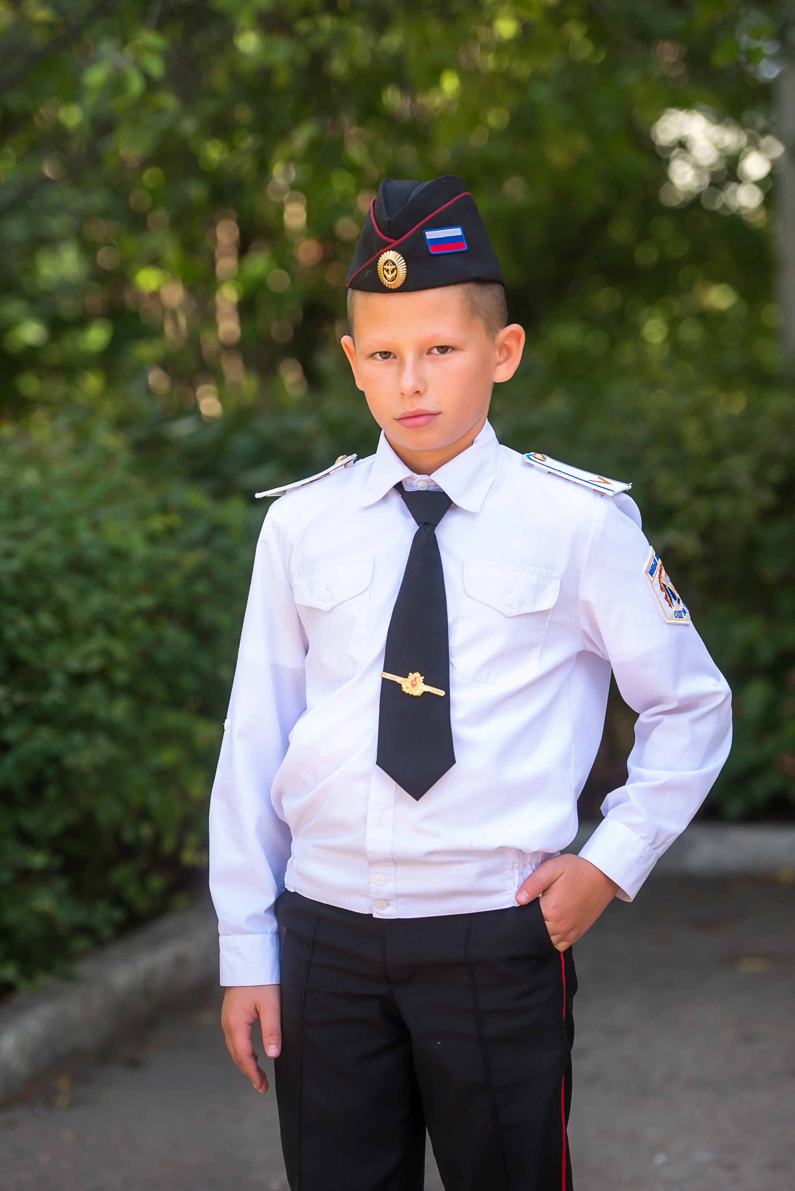 фотосессия для выпускных альбомов кадетского класса