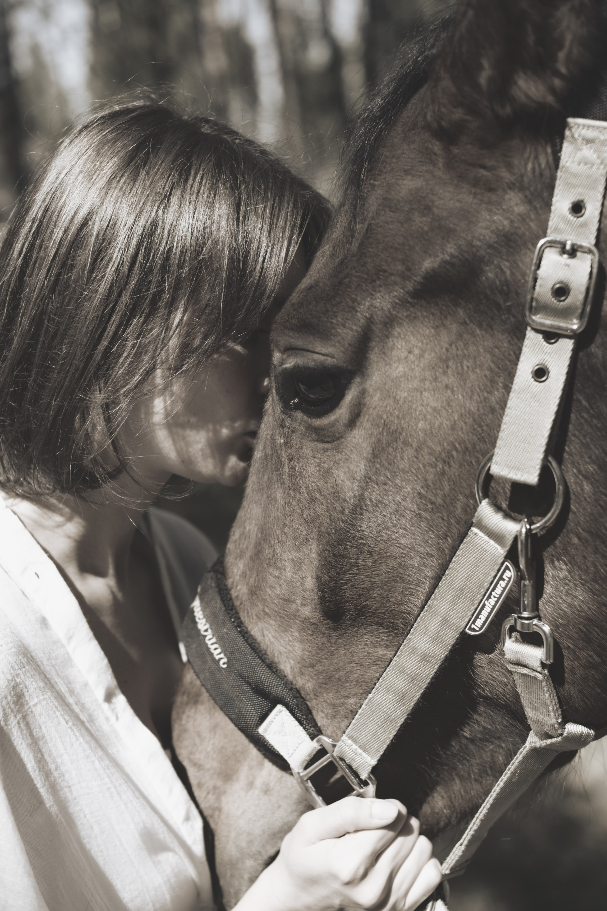 Наташа. Съёмка с лошадкой. Lickord