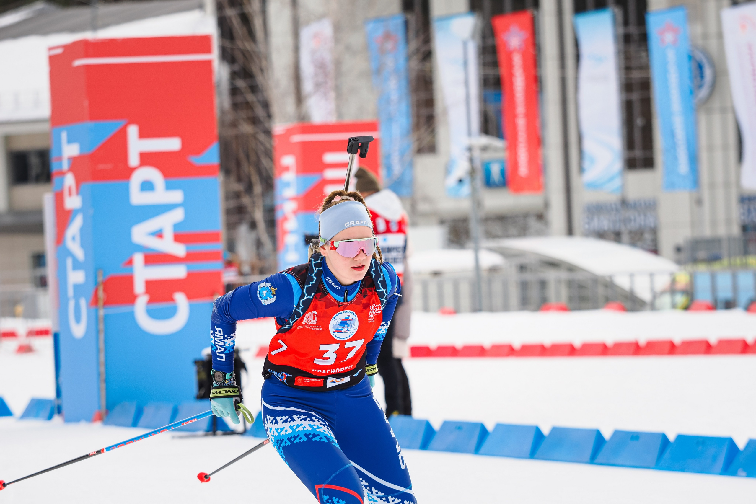 Биатлон / Первенство России. Репортажный фотограф Алексей Козьмин
