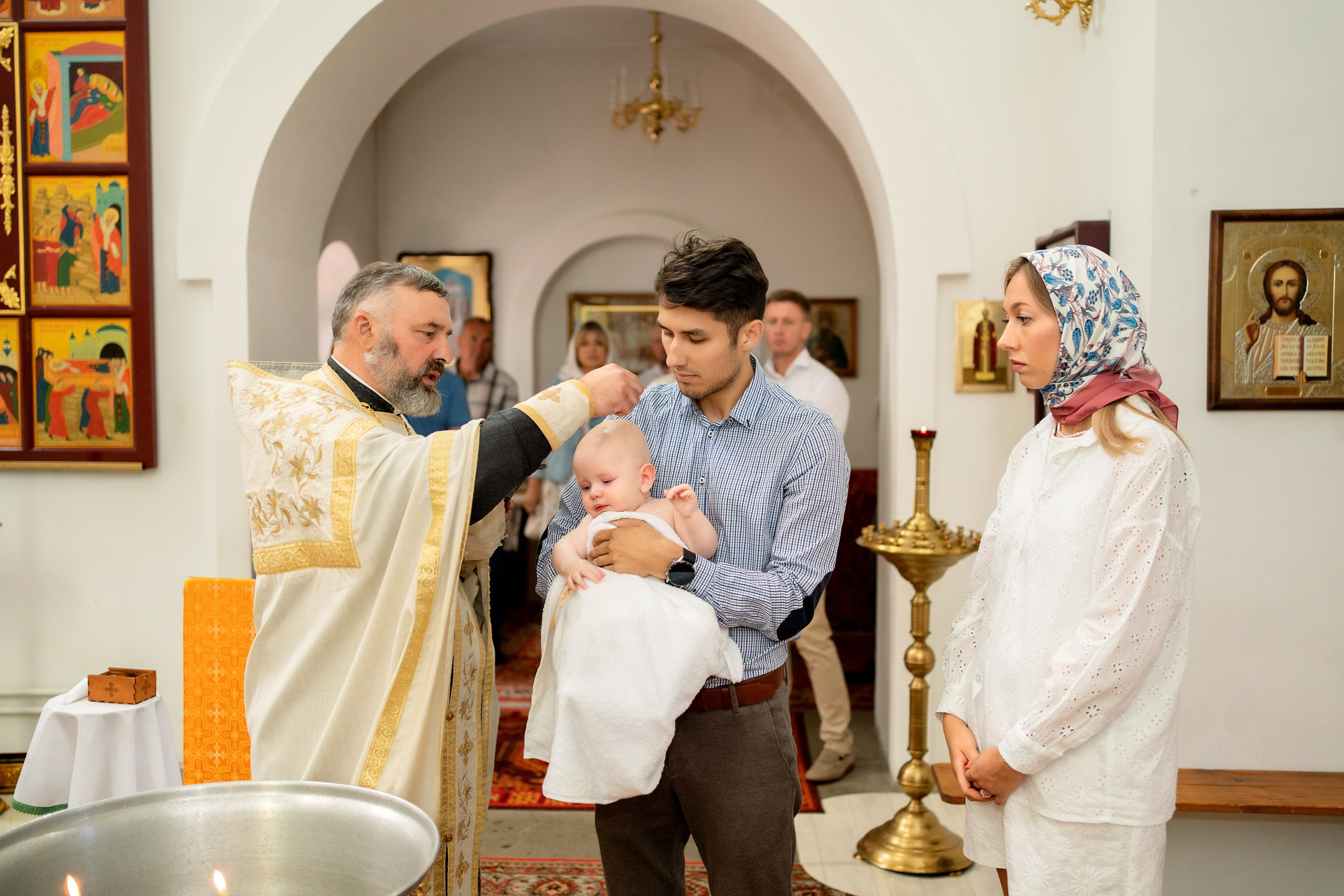 Крещение Бориса. Семейный и свадебный фотограф Минск, Беларусь Анна Орловская