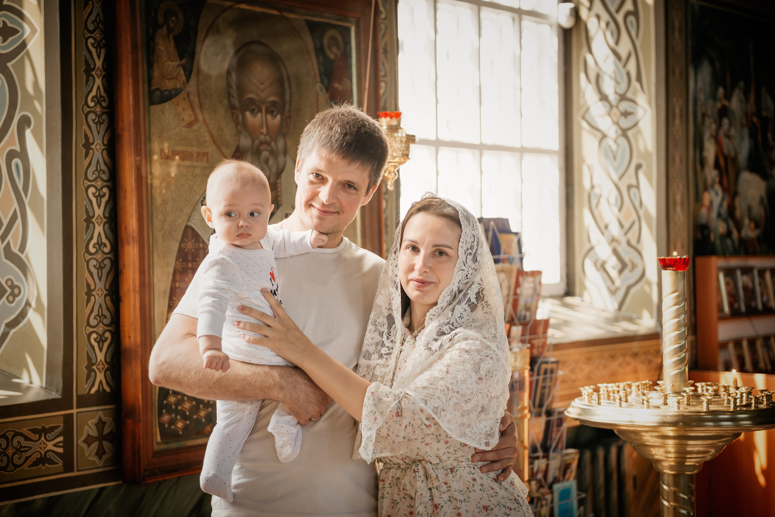 Таинство Крещения. Фотограф новорожденных в Ростове-на-Дону