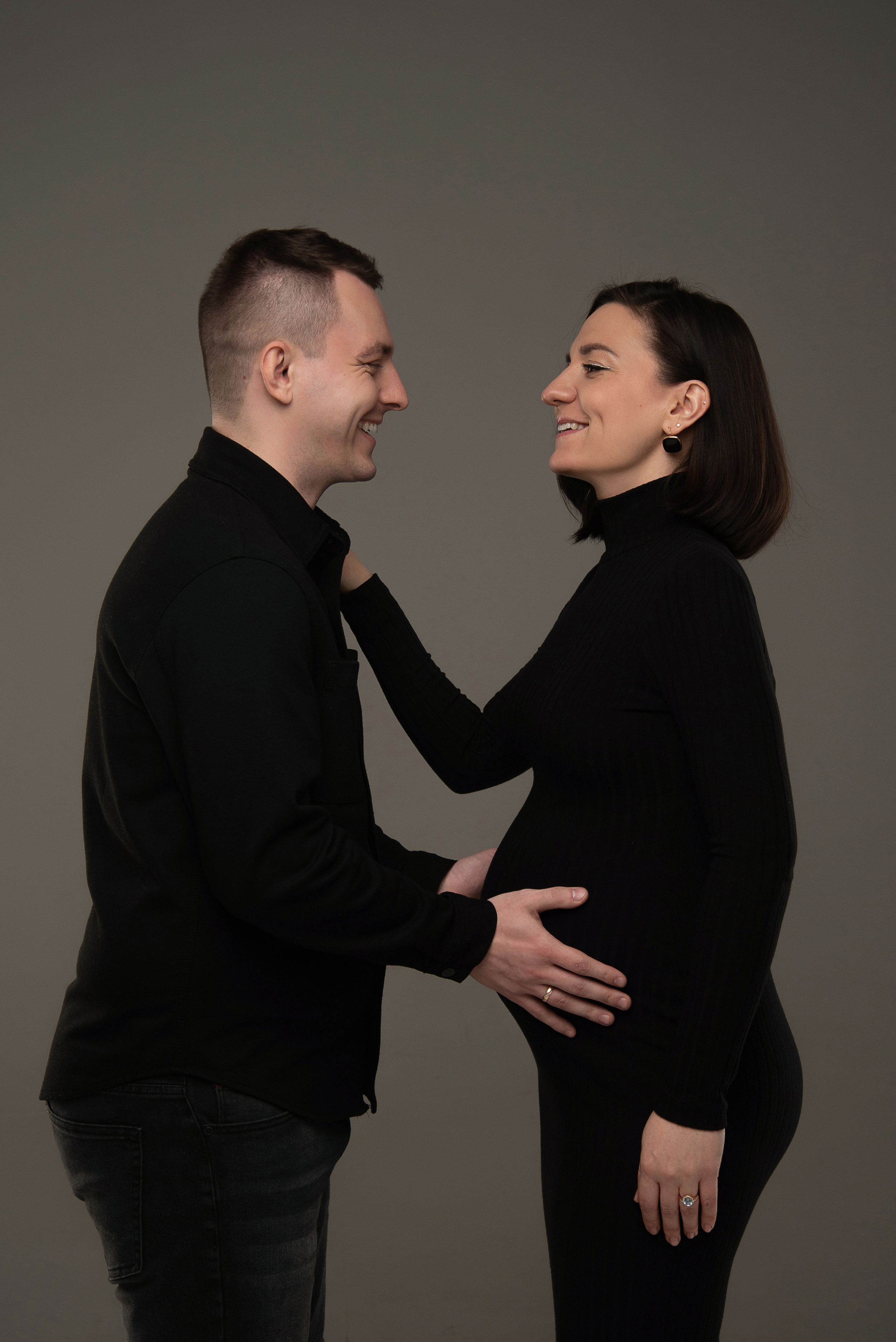 Фотосессия беременности в студии, минимализм. Санкт-Петербург / СПб. Женский фотограф Санкт-Петербург Александра Колий