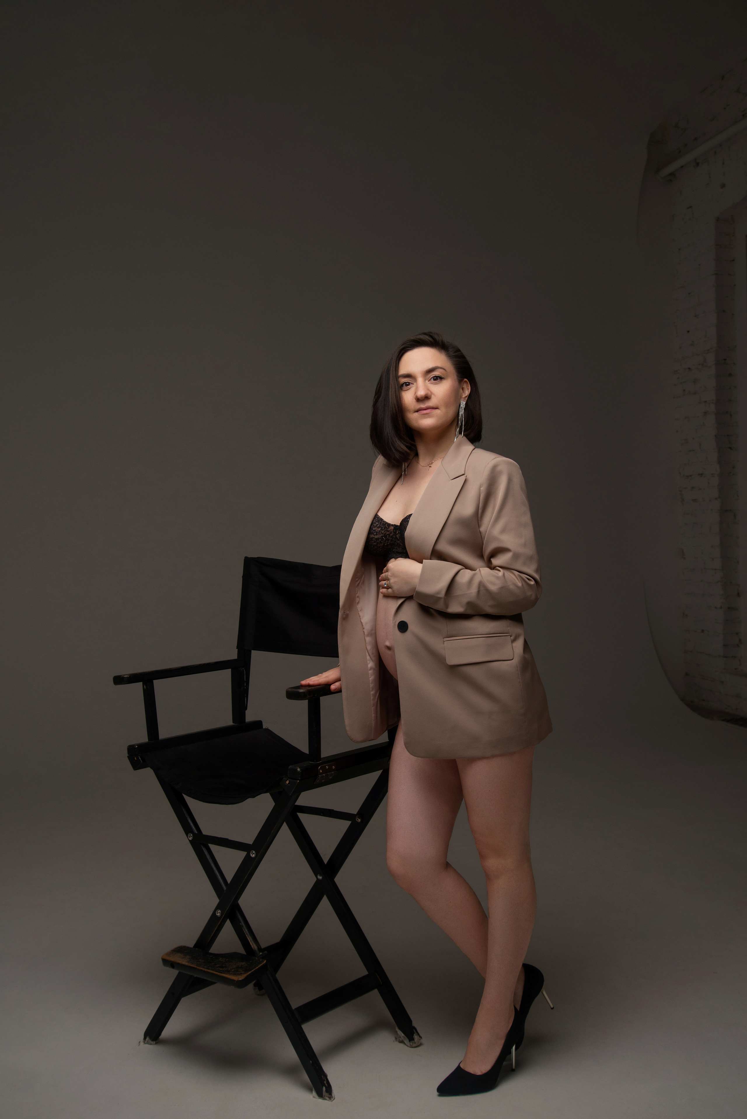 Фотосессия беременности в студии, минимализм. Санкт-Петербург / СПб. Женский фотограф Санкт-Петербург Александра Колий