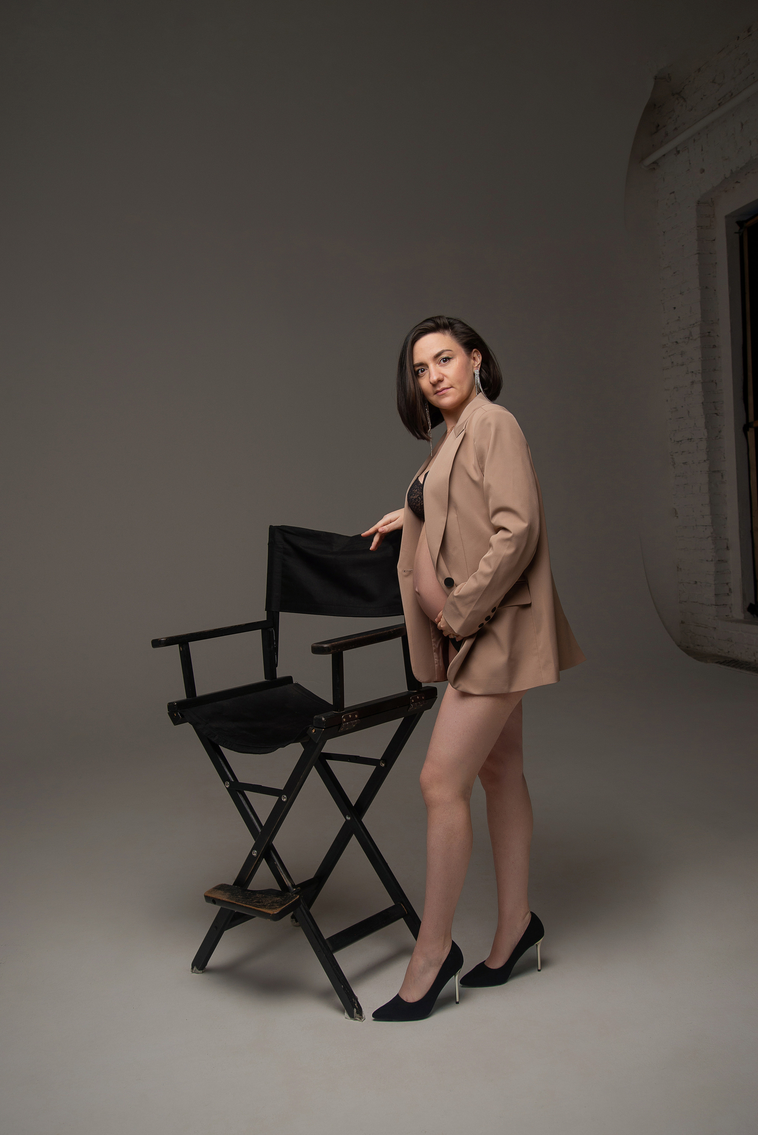 Фотосессия беременности в студии, минимализм. Санкт-Петербург / СПб. Женский фотограф Санкт-Петербург Александра Колий