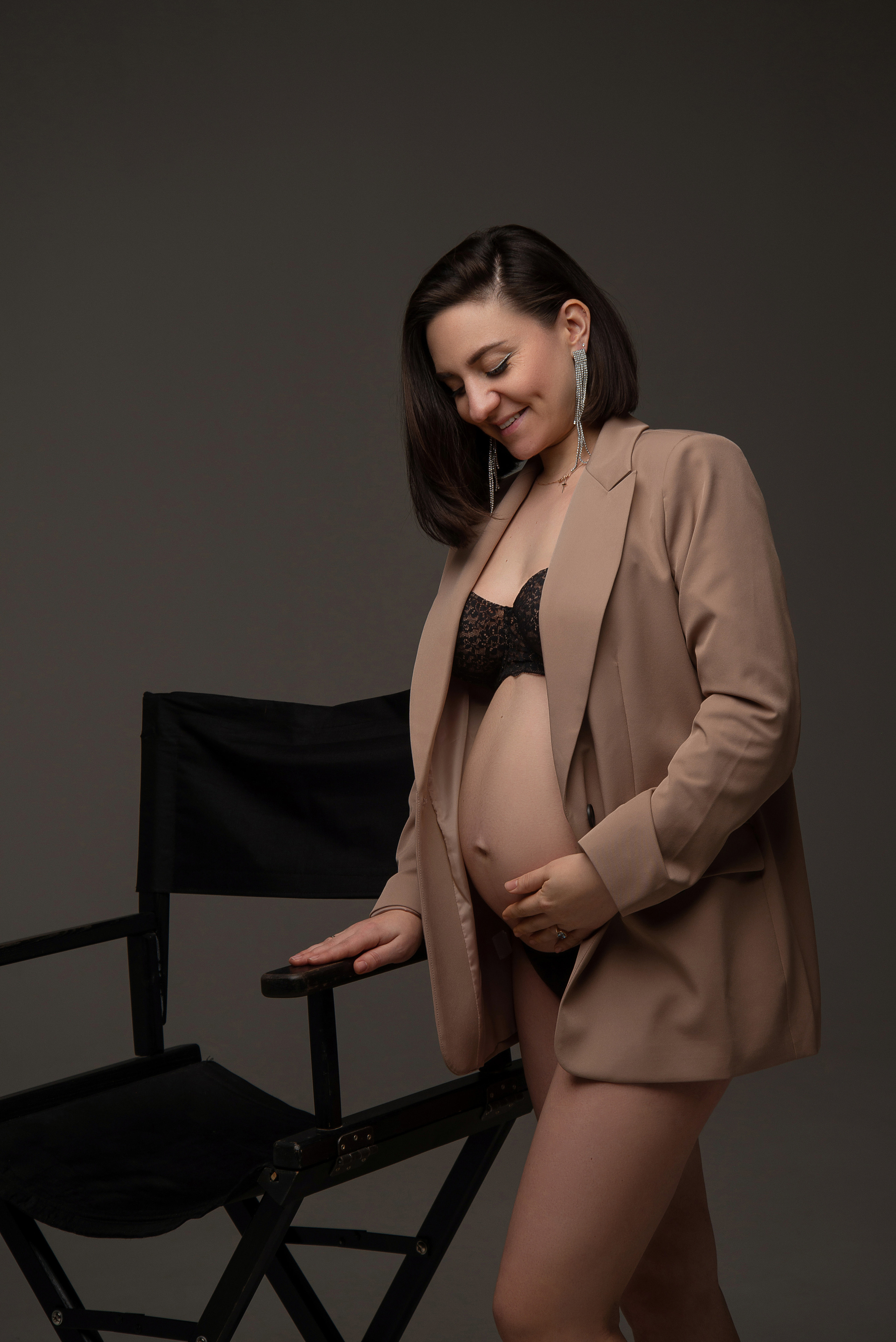 Фотосессия беременности в студии, минимализм. Санкт-Петербург / СПб. Женский фотограф Санкт-Петербург Александра Колий