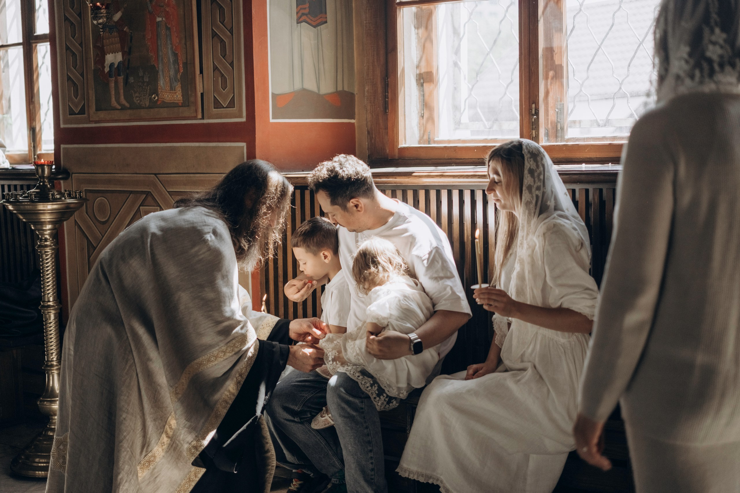 Крещение в храме Николая Чудотворца. Фотограф Светлана Мерзлякова