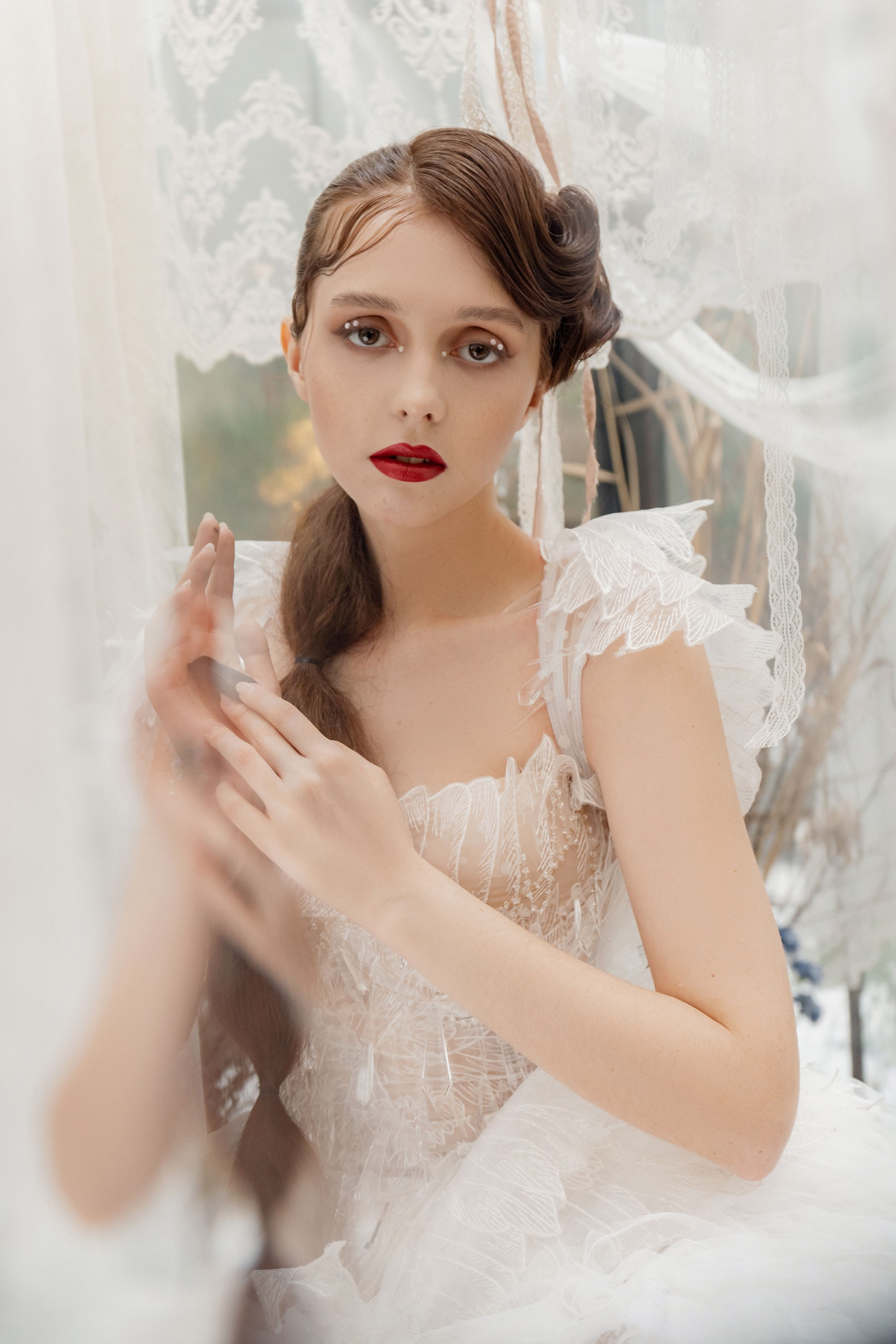 Лебедь в будуаре. Проект «Сны Синицы» — Волшебные фотосессии