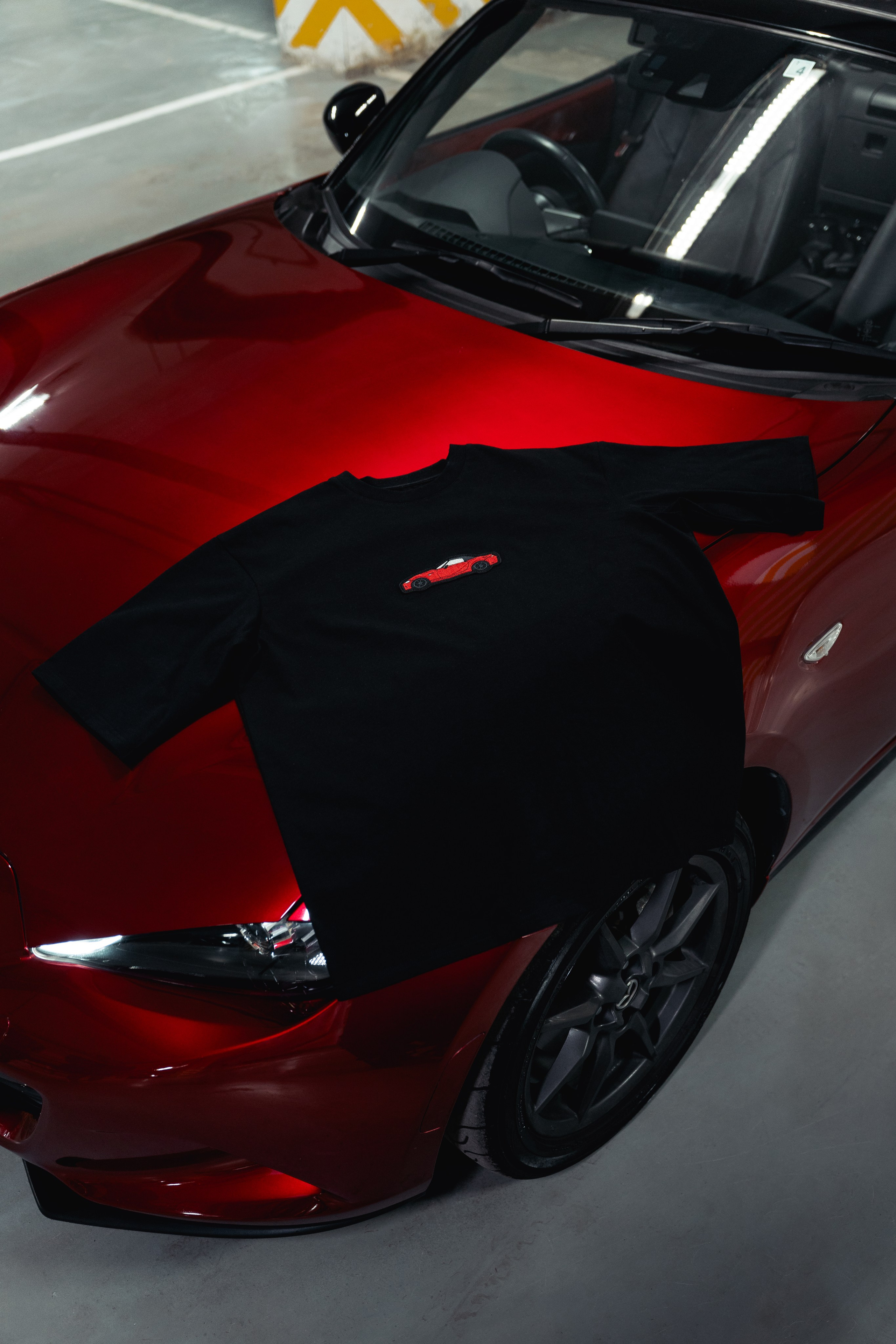 Фотографии футболок Cotton Cars и Mazda MX-5