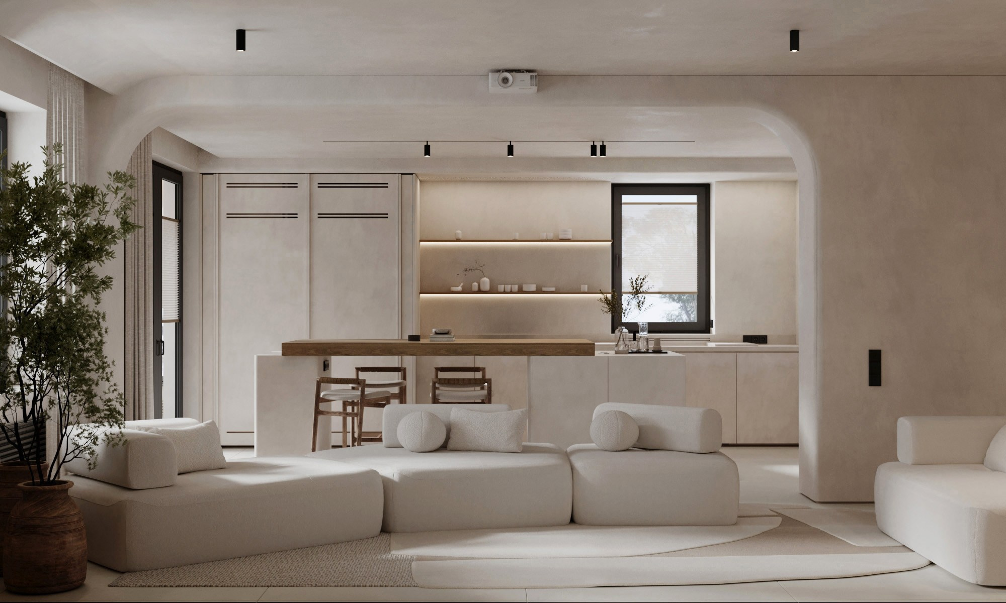 Дизайн-проект квартиры в Астрахани. Главная