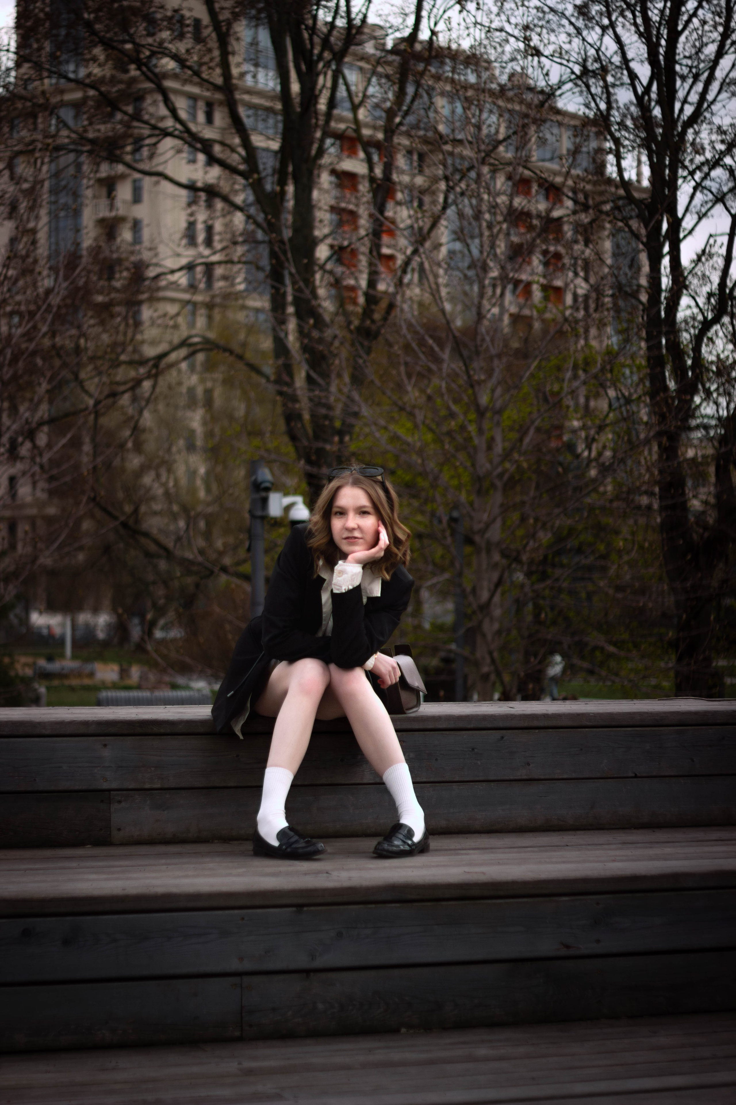 Аня на Крымской набережной. Портретный фотограф Москва Юлия Трякина