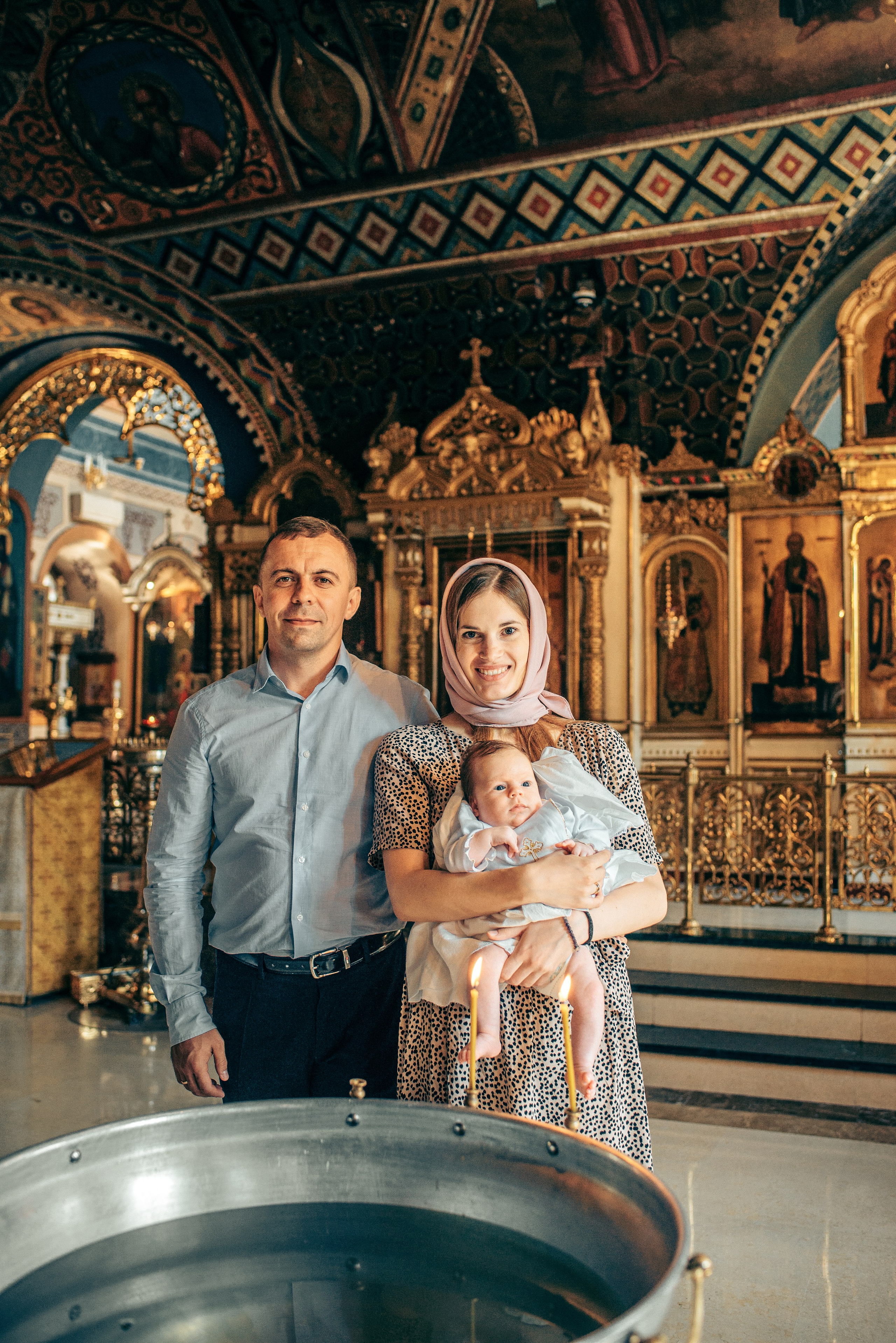 Крещение Софии. Фотограф на выписку из роддома в Москве и МО