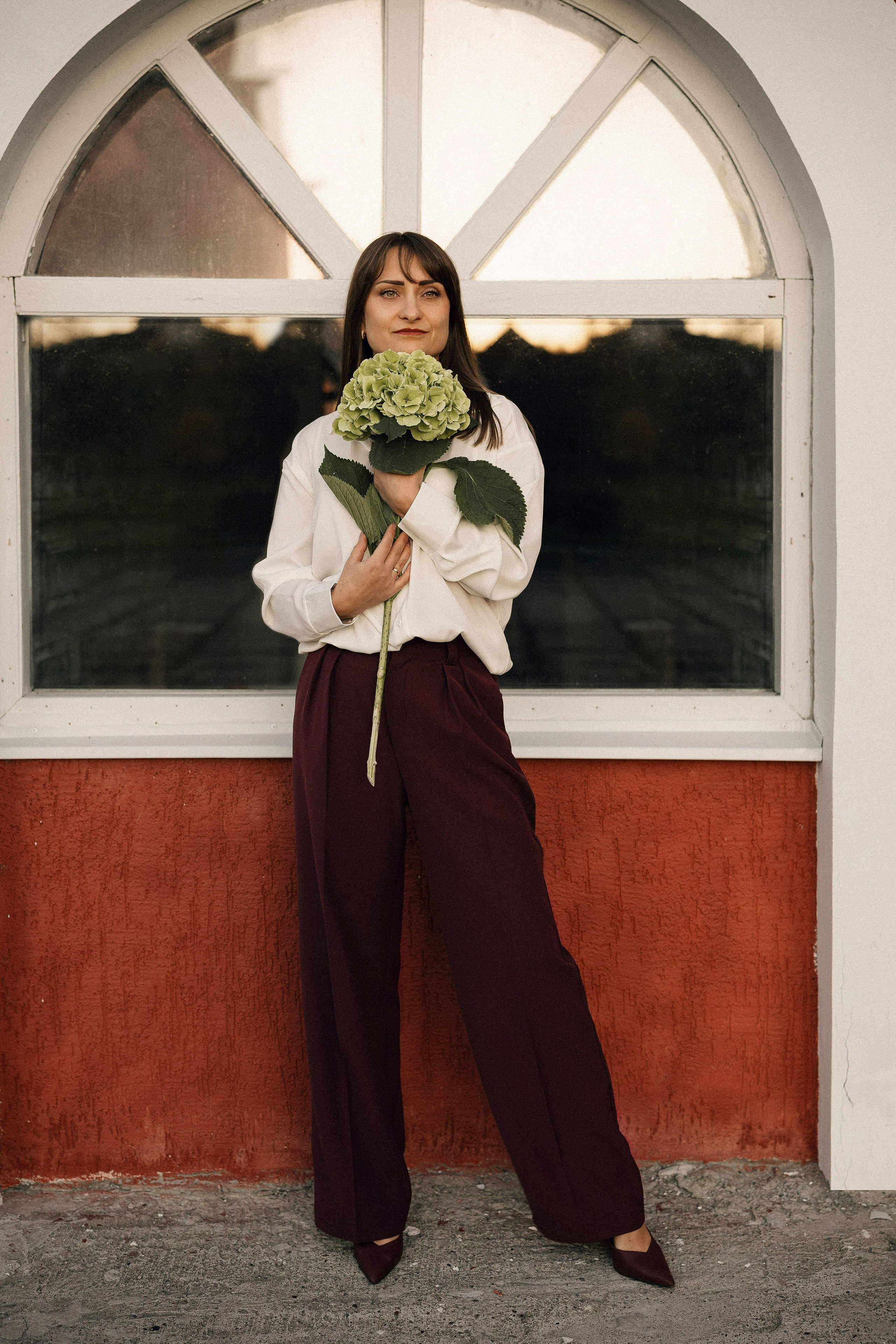 Натали с гортензией. Портретный, семейный и свадебный фотограф в Нарьян-Маре