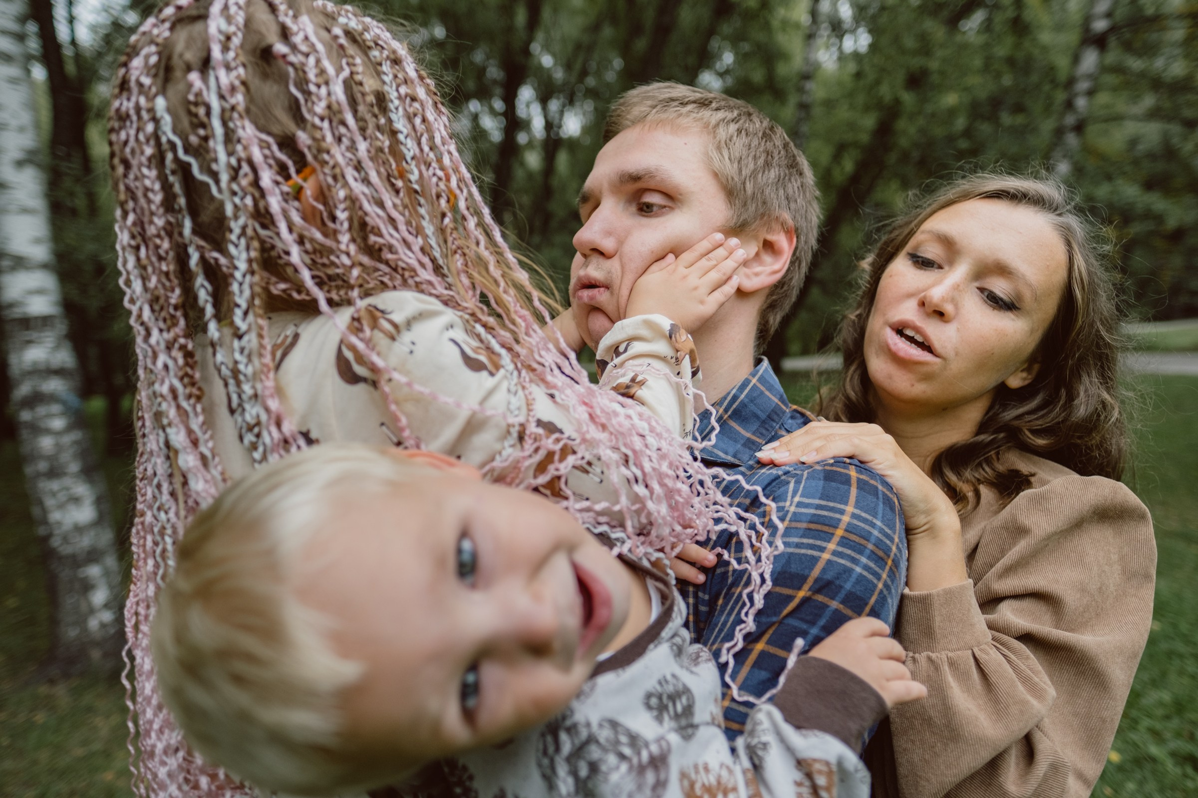В парке. Свадебные и семейные фотографы в Москве Максим и Оксана Первомай