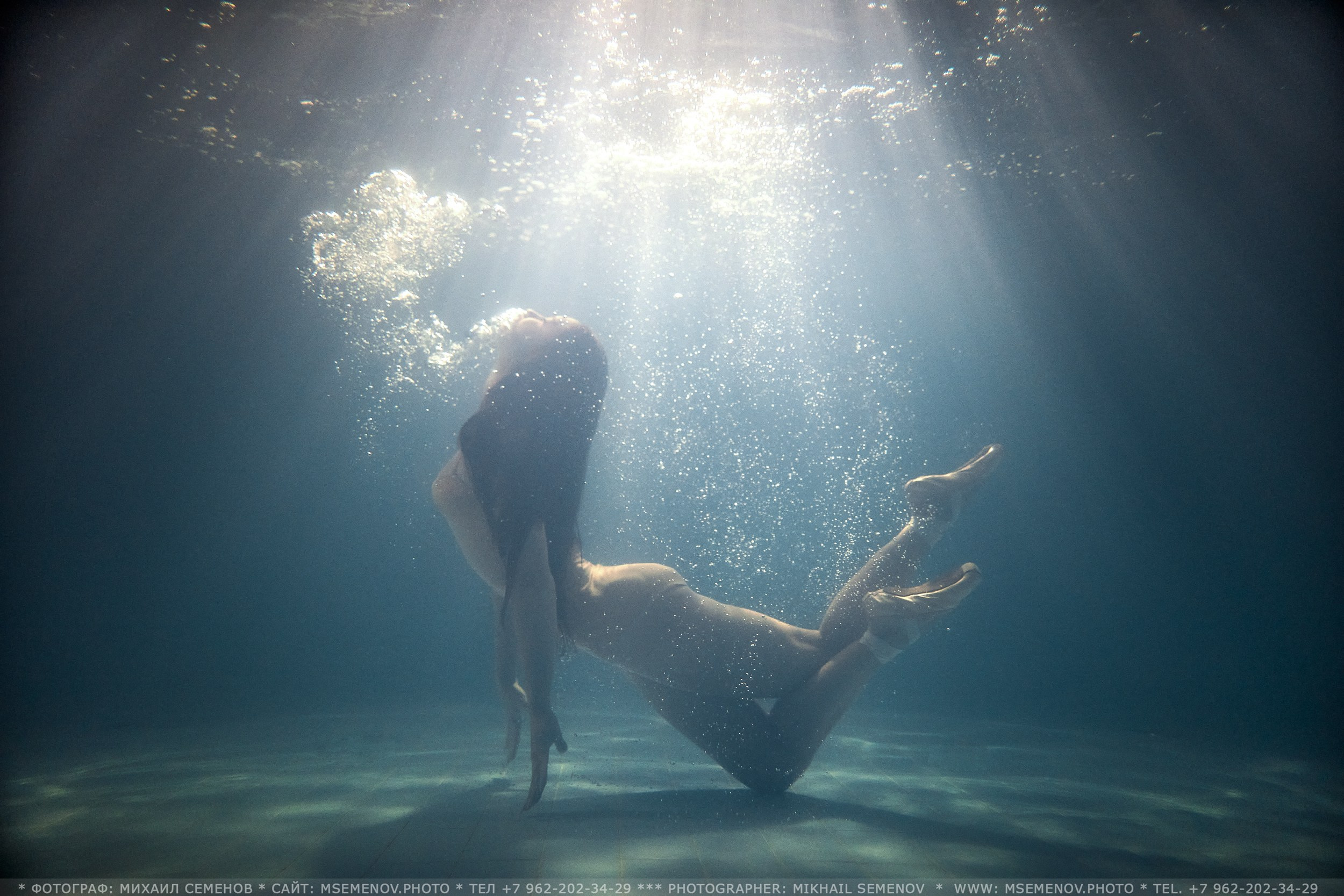 Подводная фотосессия Анжелика и Карина. Фотограф в Ярославле Михаил Семенов