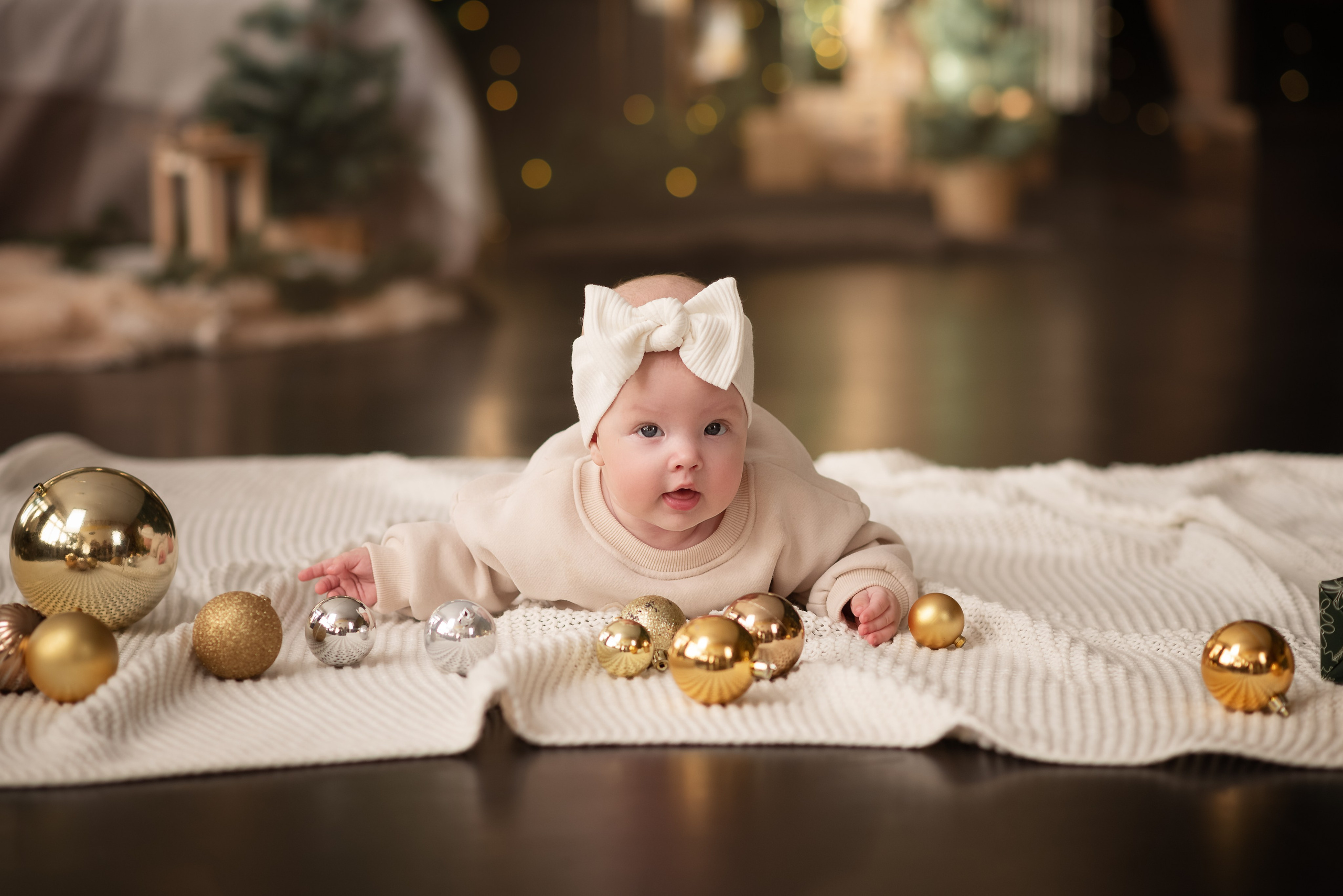 Новогодняя фотосессия большой семьи. Фотограф новорожденных Екатеринбург, Первоуральск