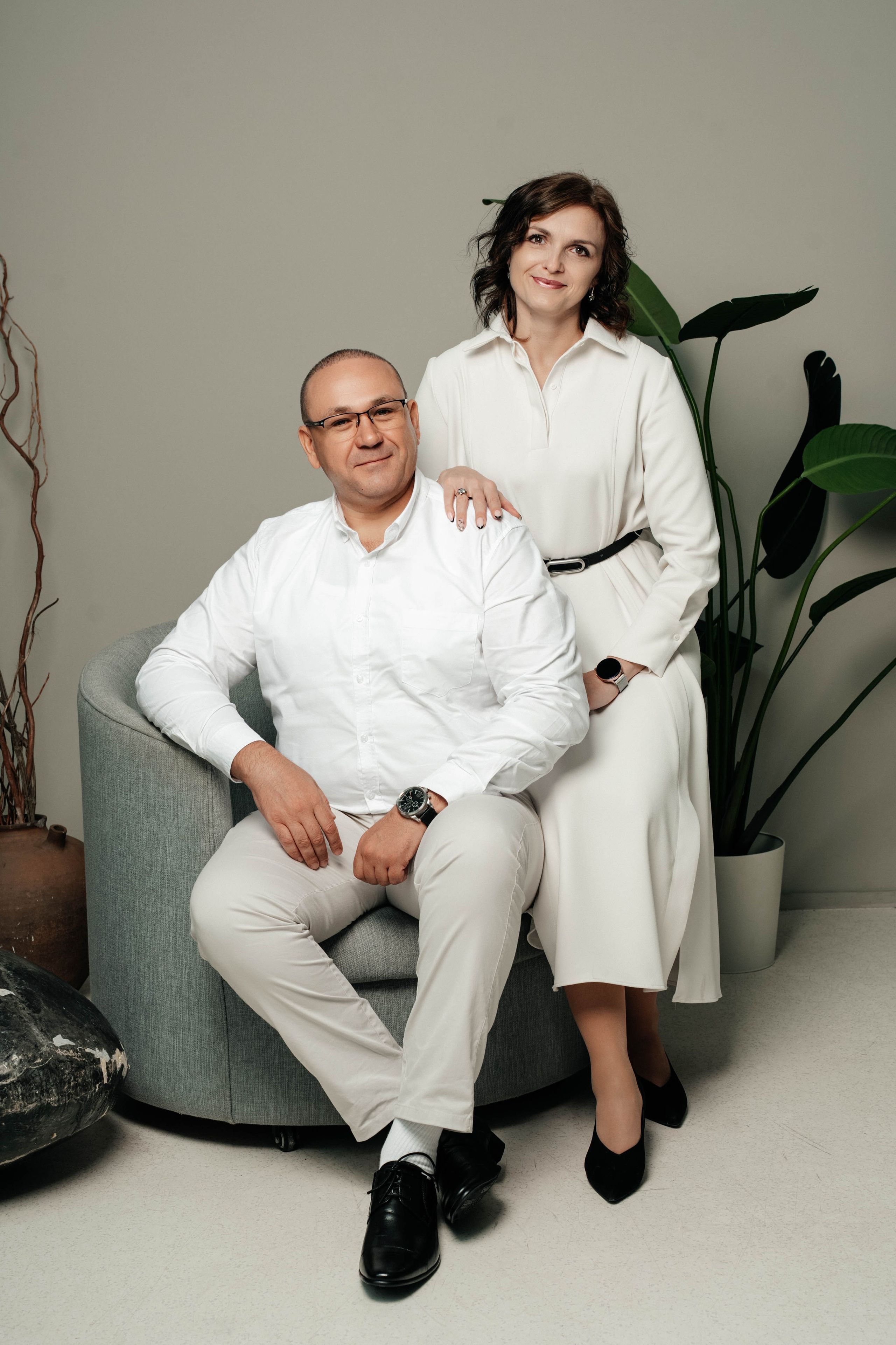 Семейная в студии. Свадебный фотограф Москва Александра Аверкова