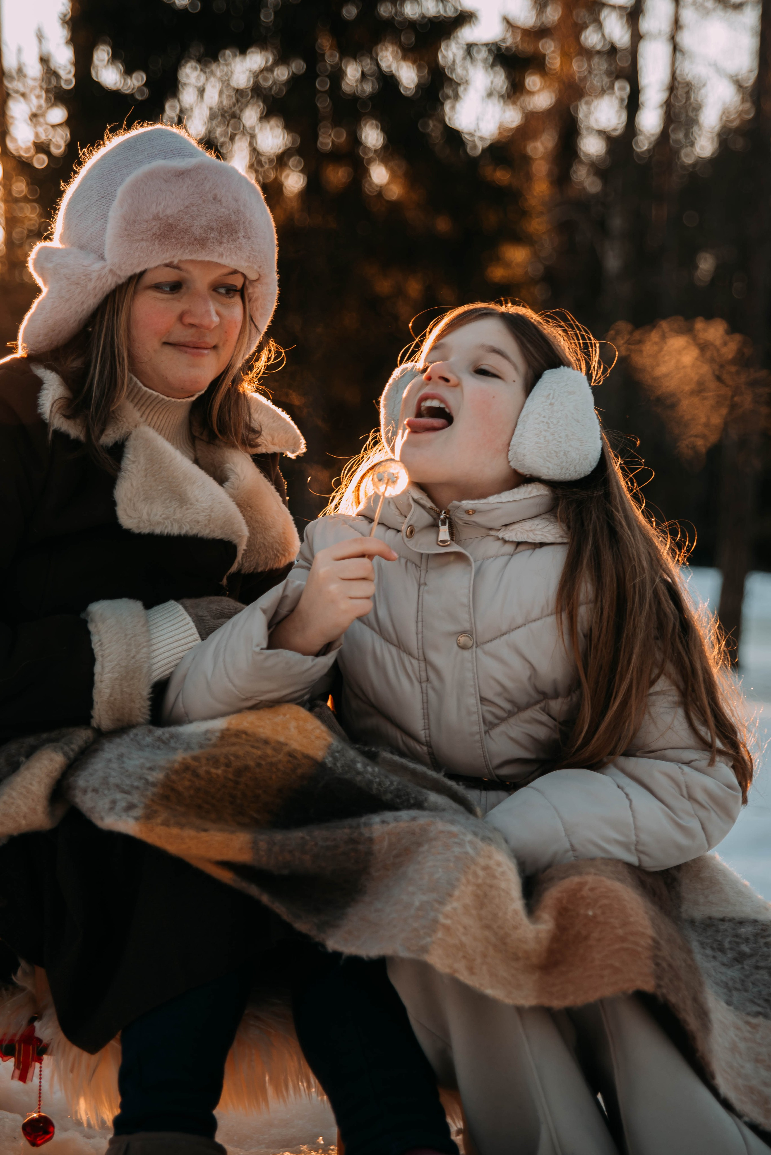 Зима. Леся Власова. Семейный Lifestyle фотограф в Москве