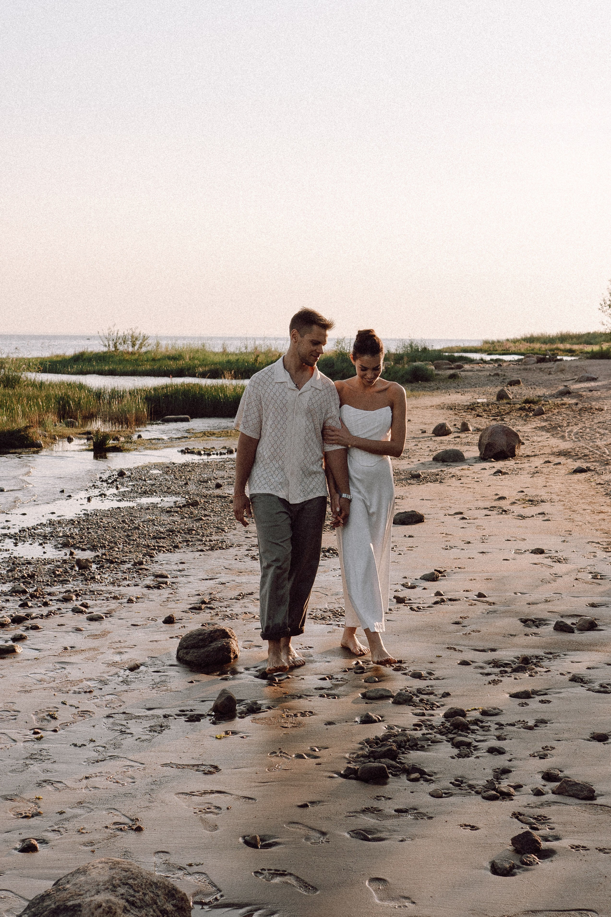 СВАДЕБНАЯ ФОТОСЕССИЯ ВЫЕЗДНОЙ ЦЕРЕМОНИИ (ФИНСКИЙ ЗАЛИВ). Профессиональный фотограф, Санкт-Петербург — Виктория Богомолова