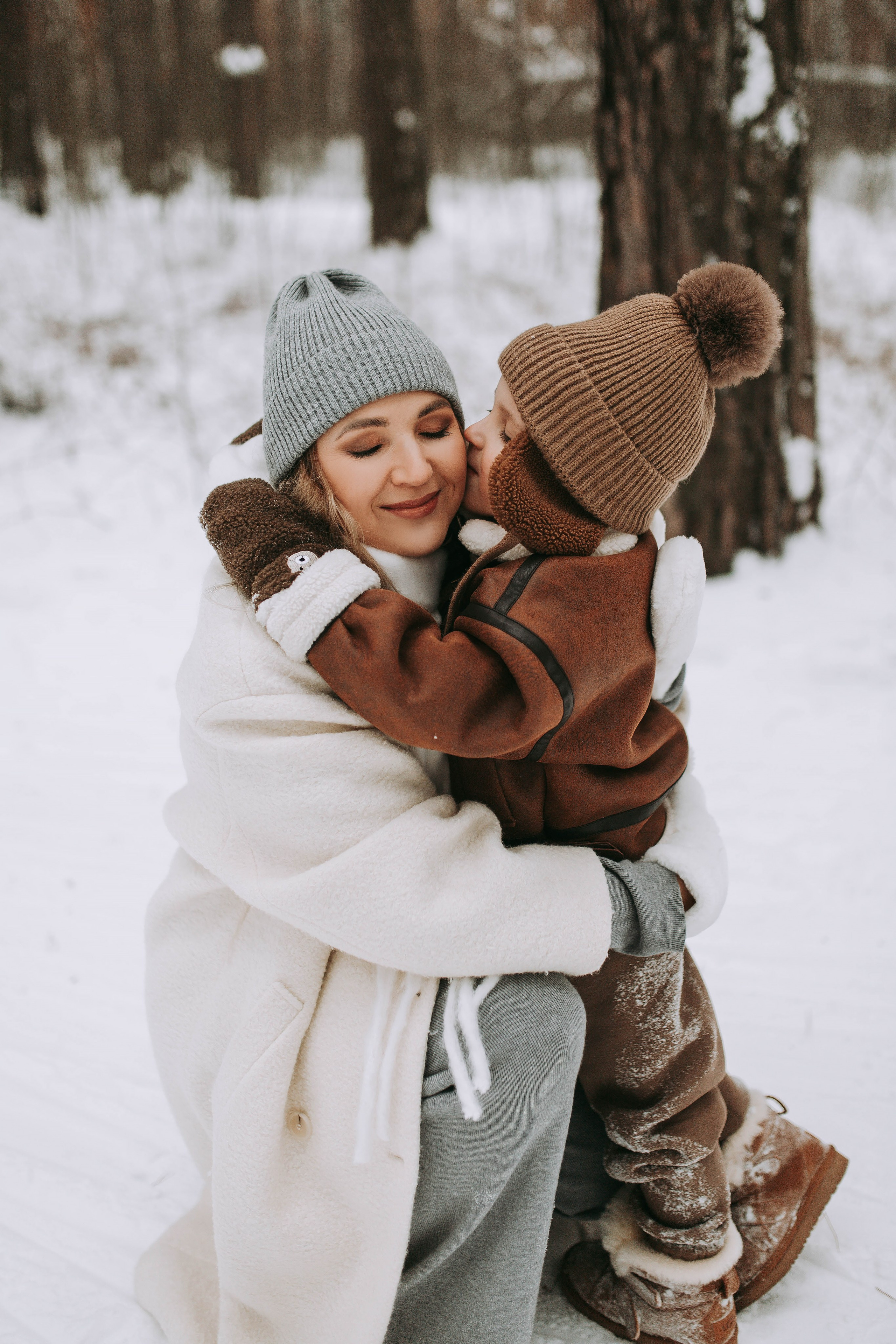Зимняя прогулка по лесу. Свадебный и семейный фотограф в Нижнем Новгороде