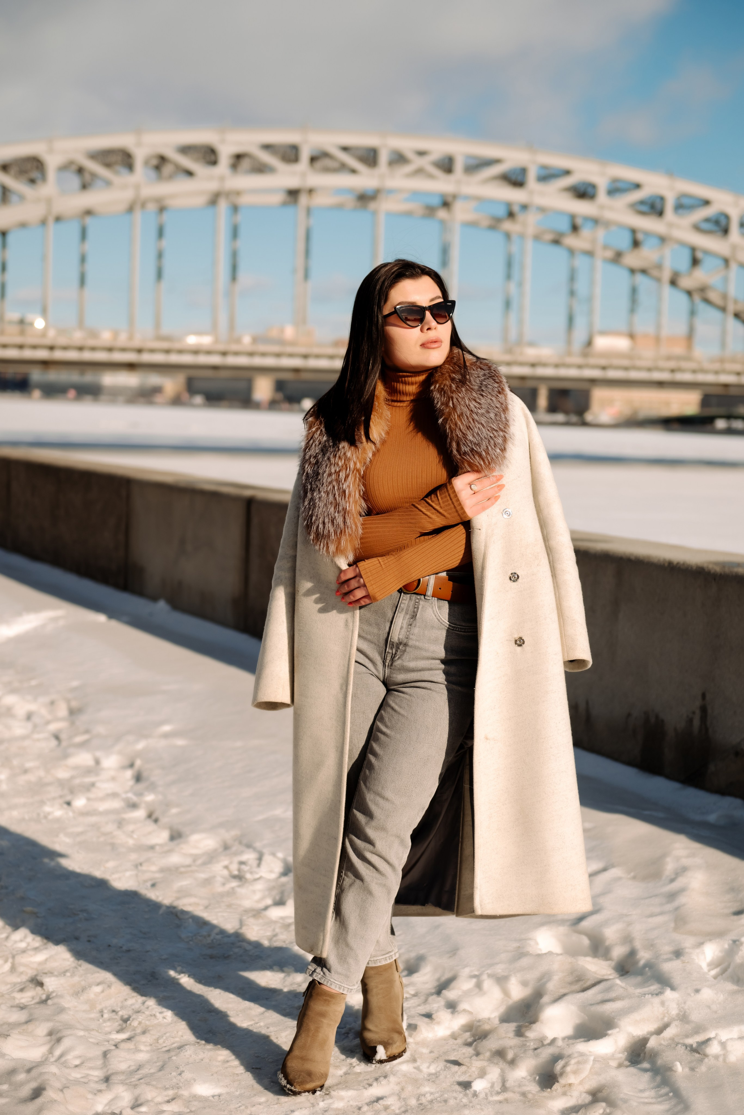 Большеохтинский мост. Свадебный и сеейный фотограф в Санкт-Петербурге Елена Худякова