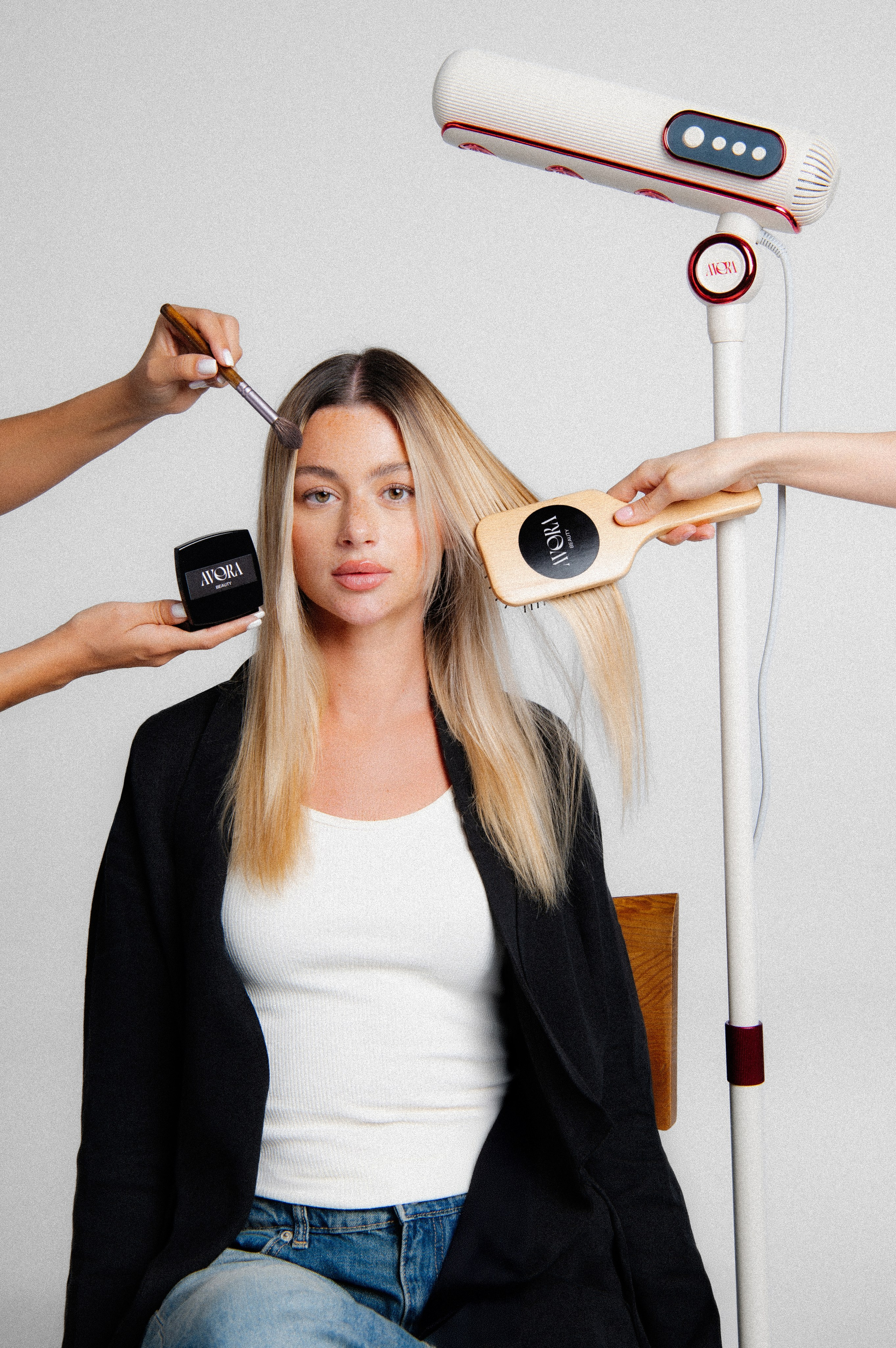 Avora hairdryer brand. Elizaveta Filchenko. Fashion-photographer and director