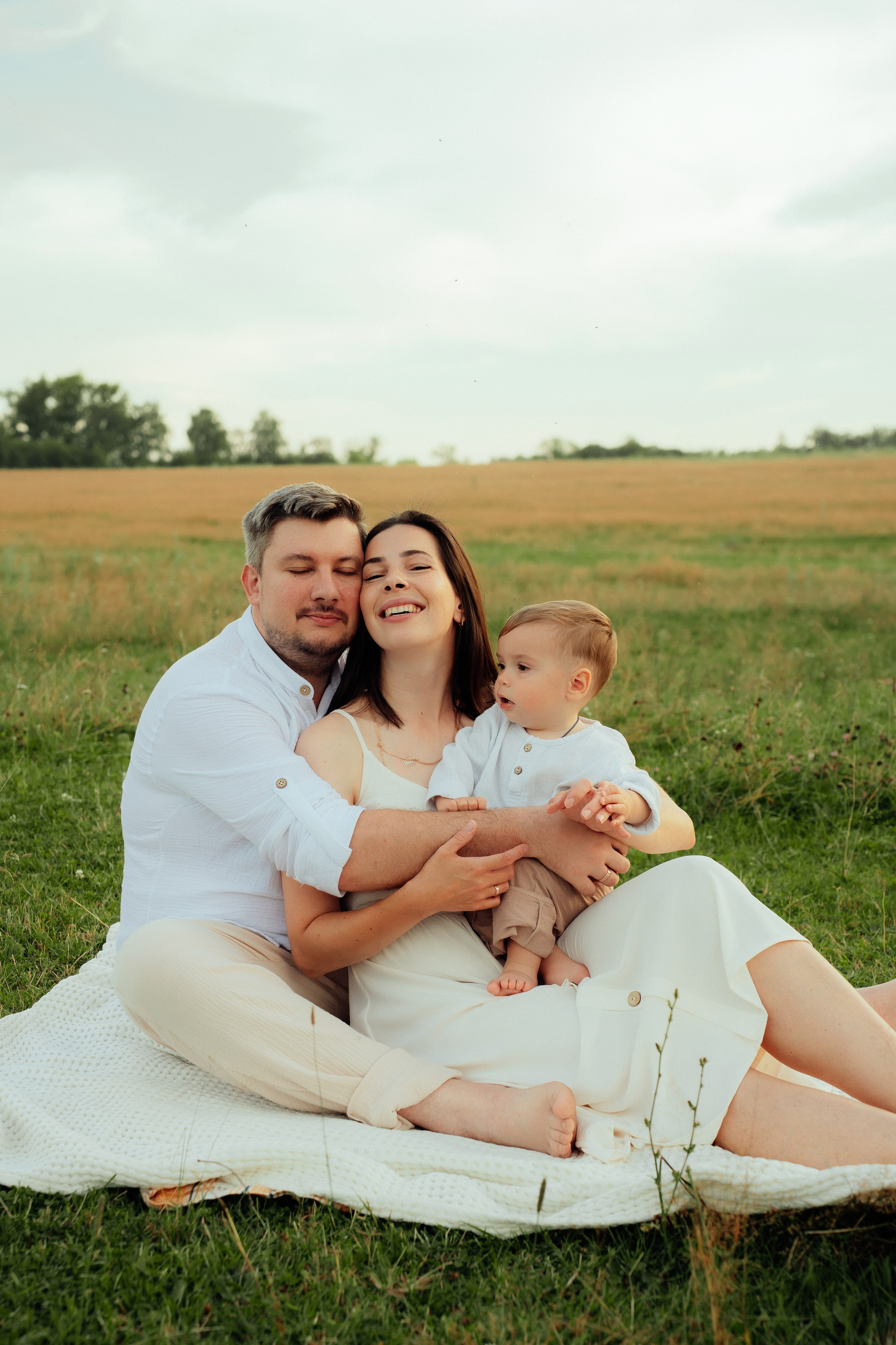 Леша, Юля и Ярослав. Семейный фотограф • Домашние съемки в Нижнем Новгороде