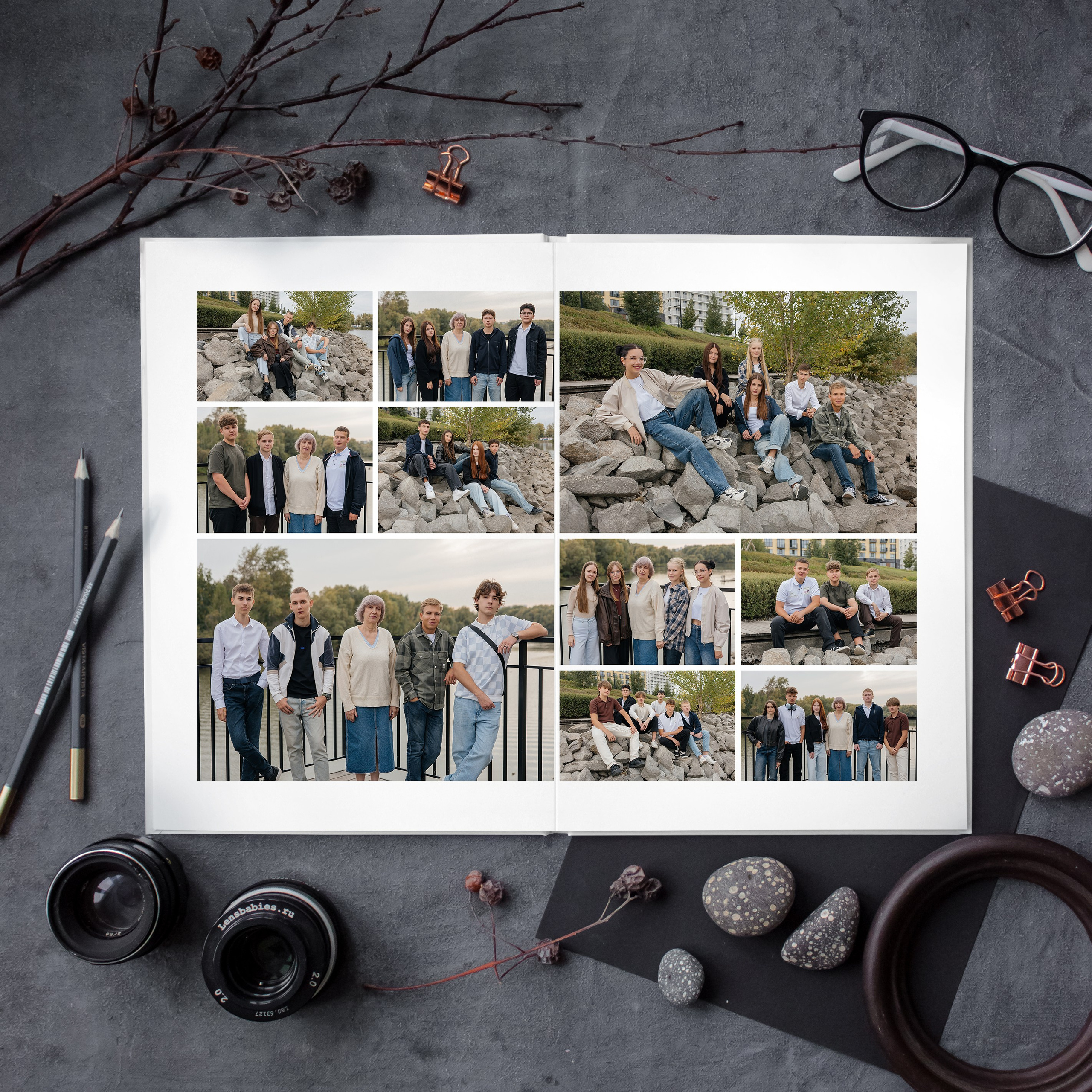 Альбом общей верстки 21×30. Школьный фотограф в Новосибирске Наталья Иванченко