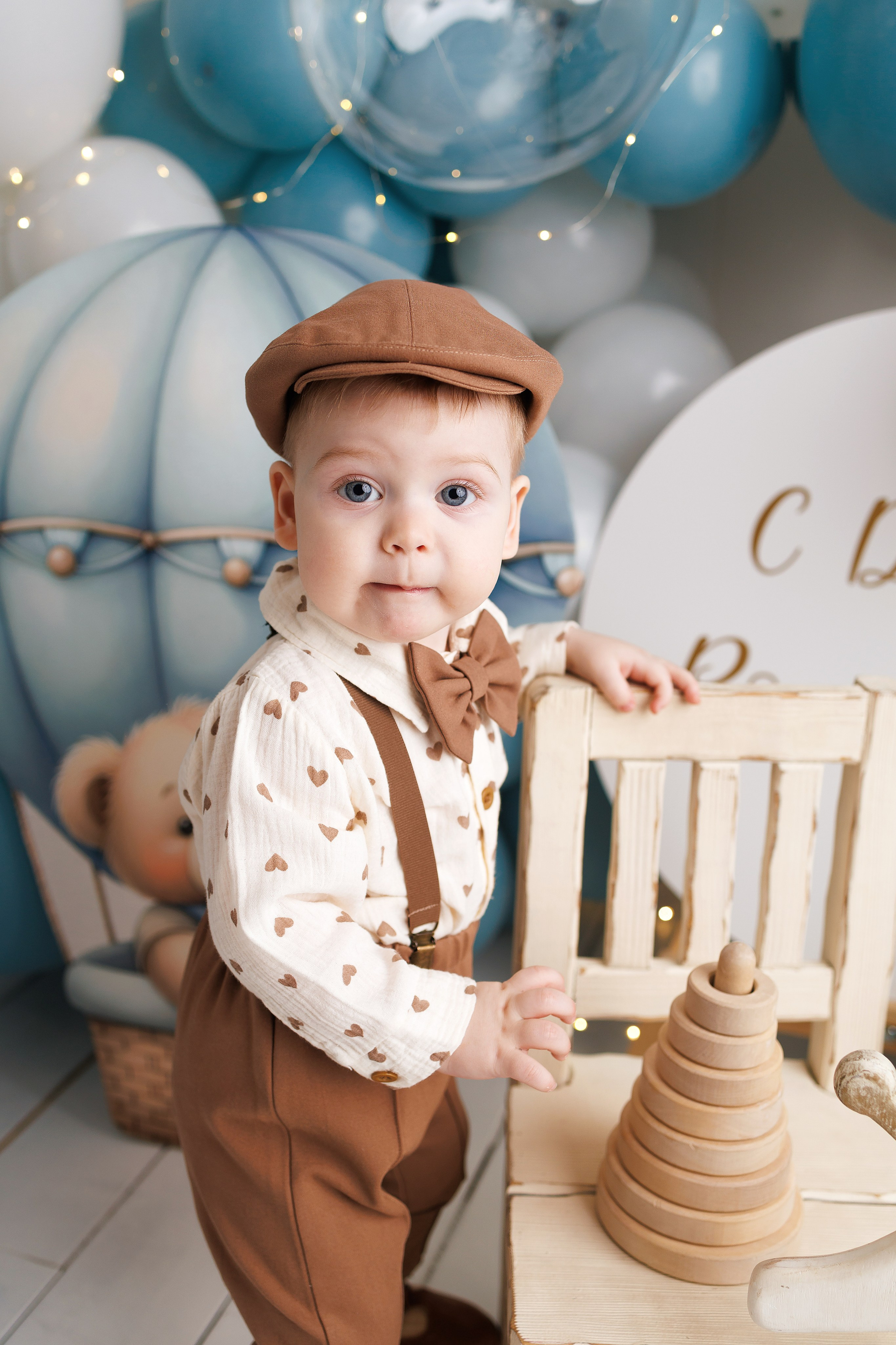 Илюше 1 годик. Фотограф новорожденный малышей Новосибирск