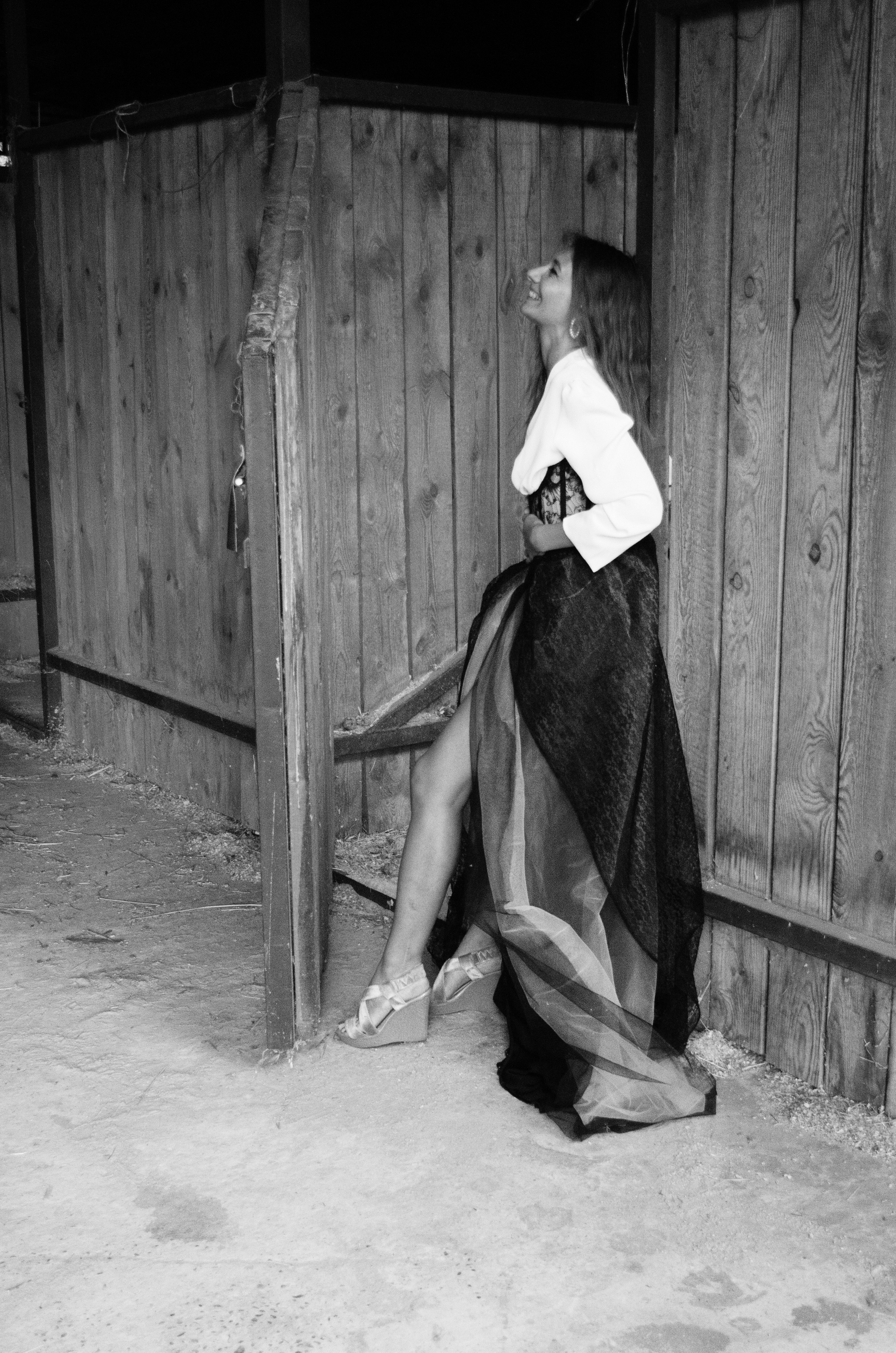 Галина. На конюшне. Портретный фотограф в Краснодаре Юлия Кудряшова