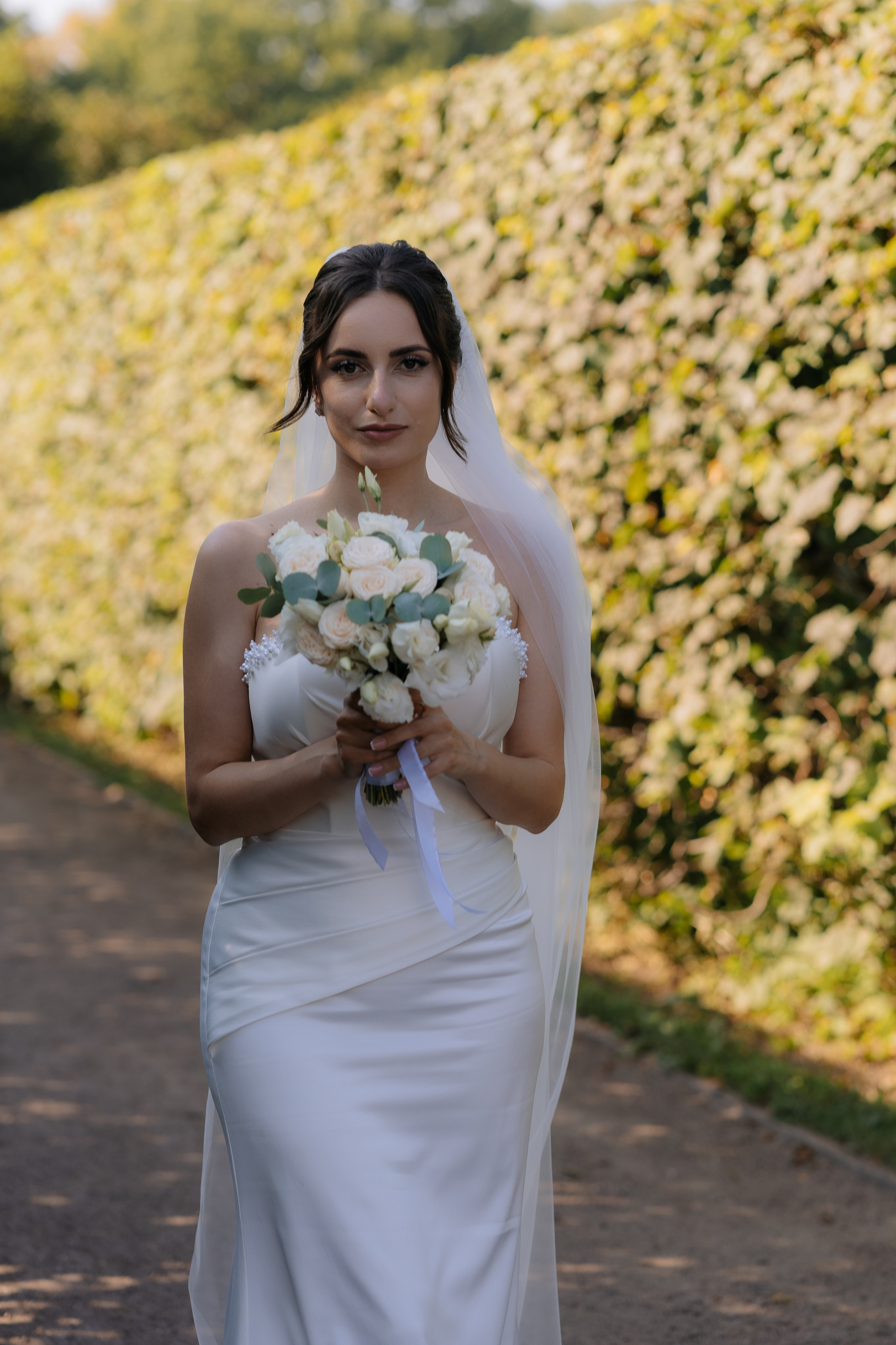 Свадебная фотосессия в Москве, парк Кусково. Свадебный фотограф в Москве Анна Полушина