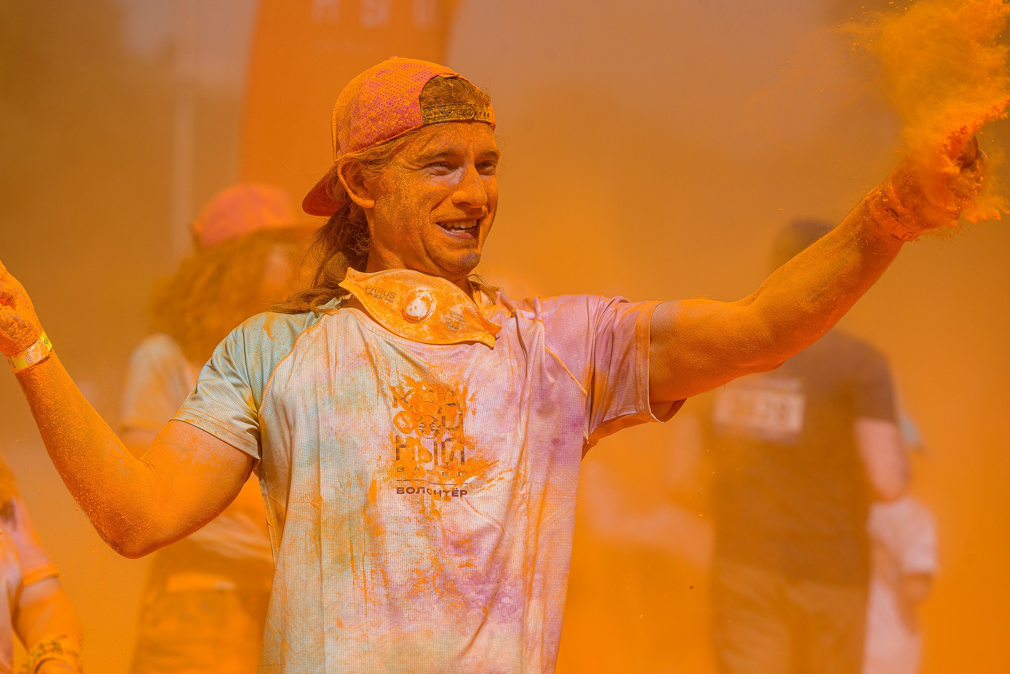 Красочные волонтеры!. Репортажный фотограф Сергей Квартальнов