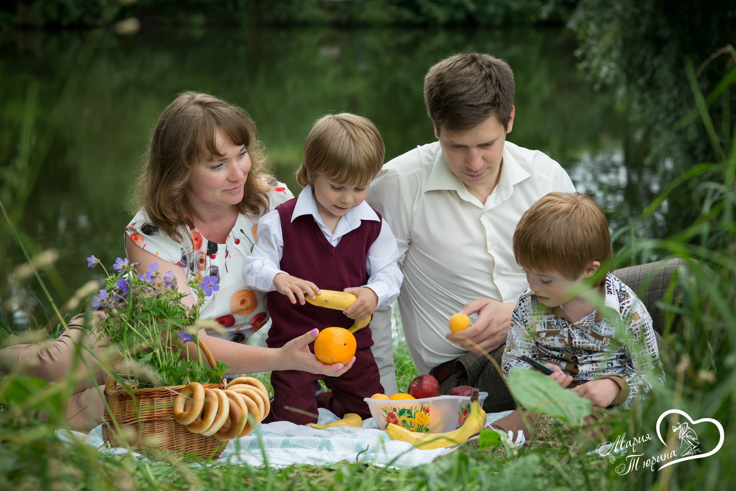 Семейная прогулка. Свадебная фотосъёмка в Москве, Туле