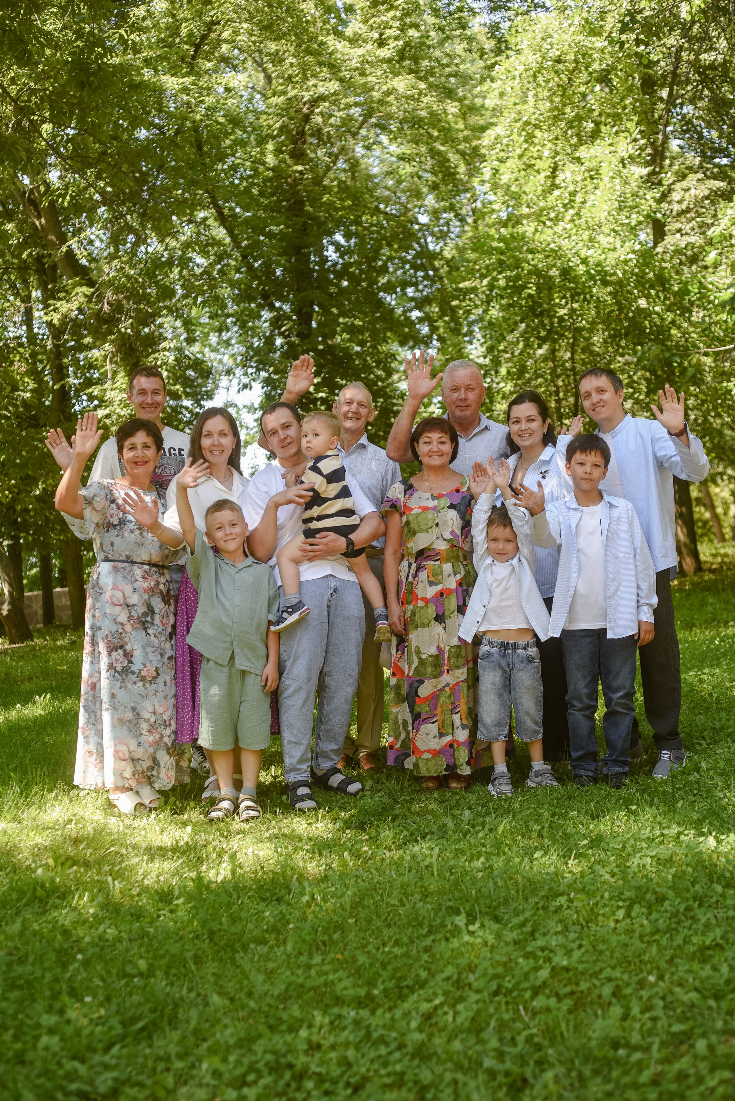 Семейная съемка в парке. Семейный и свадебный фотограф в г. Уфа Динара