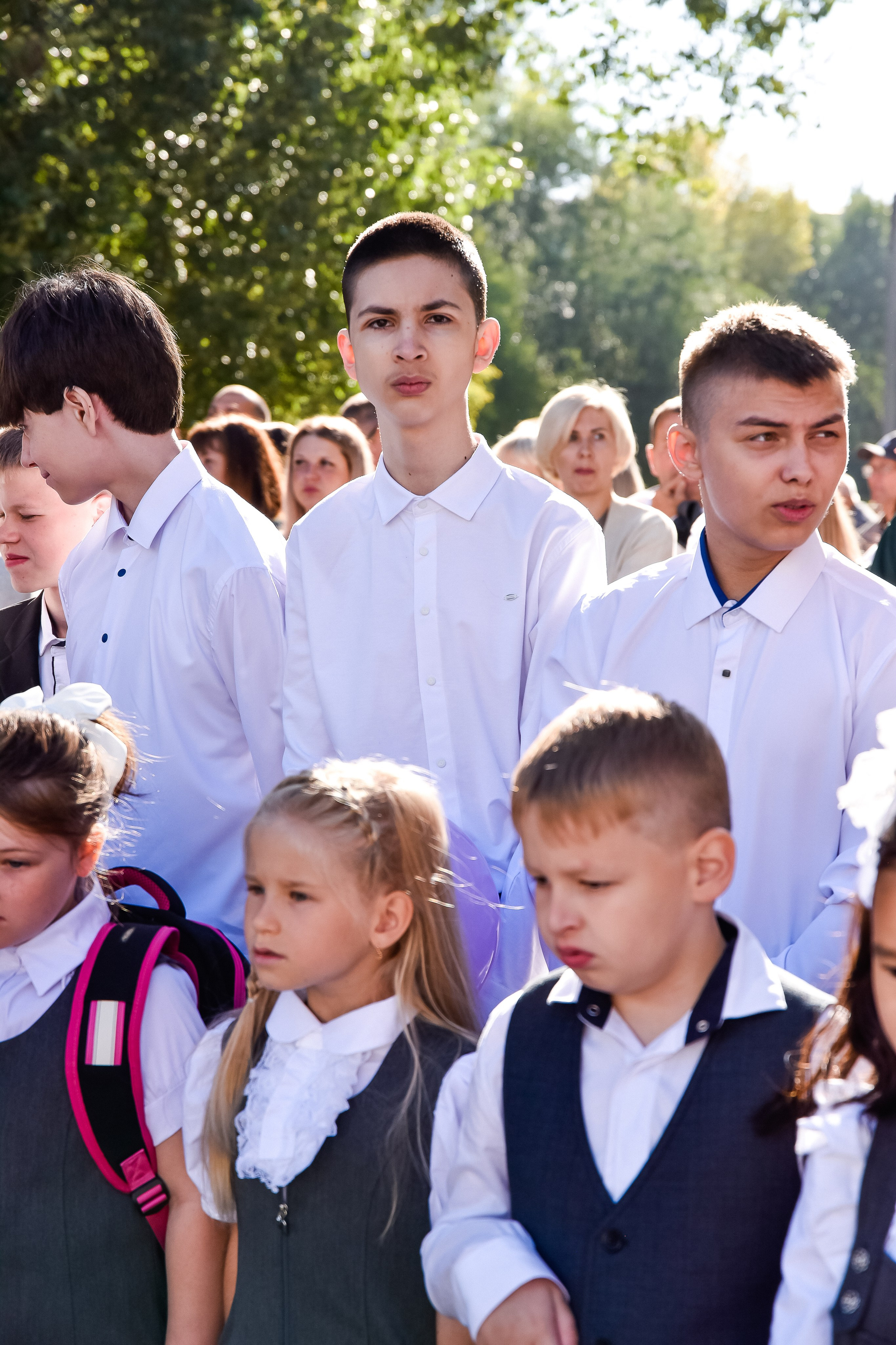 Линейка в школе № 49