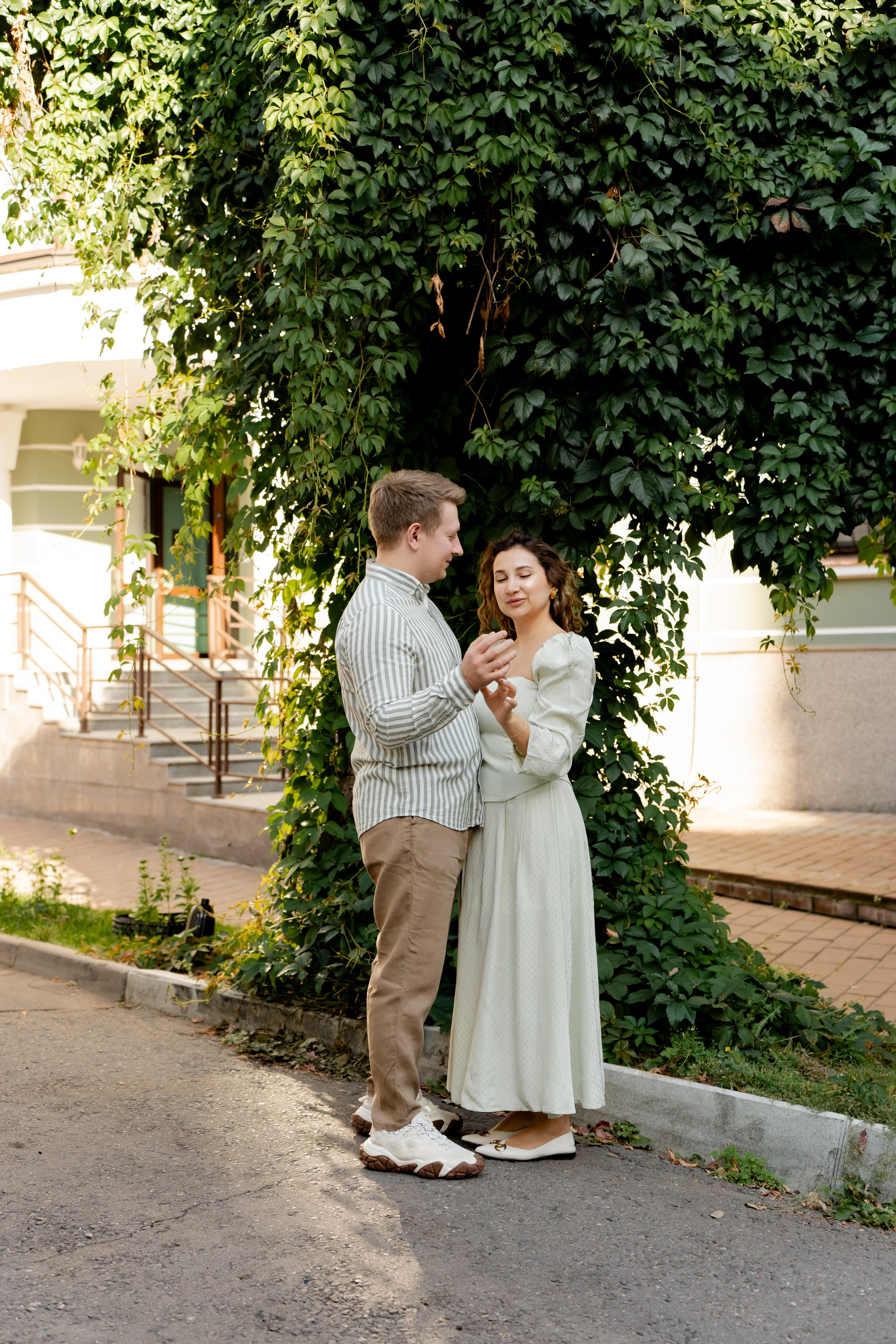 Фотосессия Love story на улице. Фотограф Москва