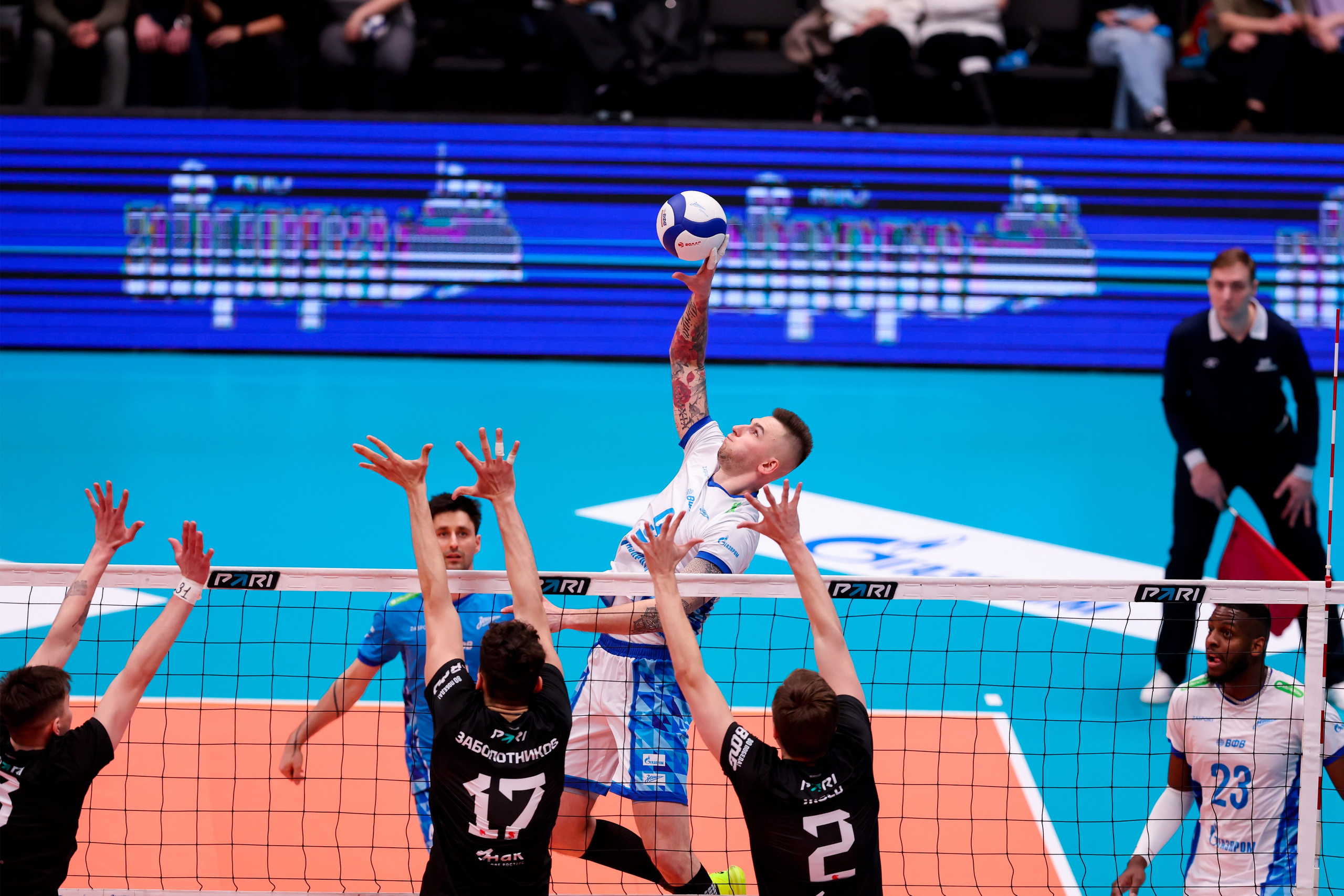 ВК Зенит — ВК Белогорье 08.04.2025. Спортивный и репортажный фотограф Антон Тереханов