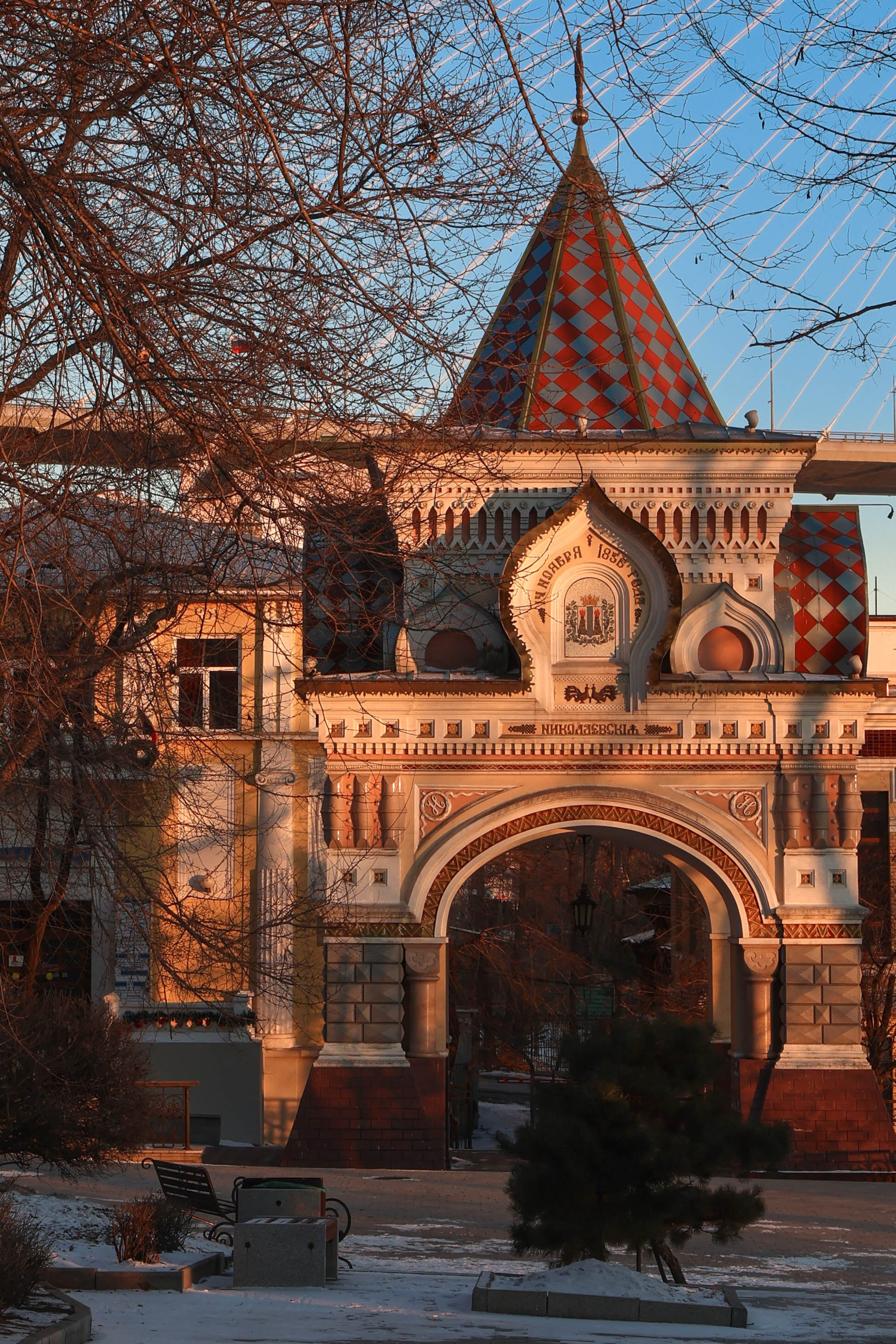 Центральные улицы. Турист оптимист