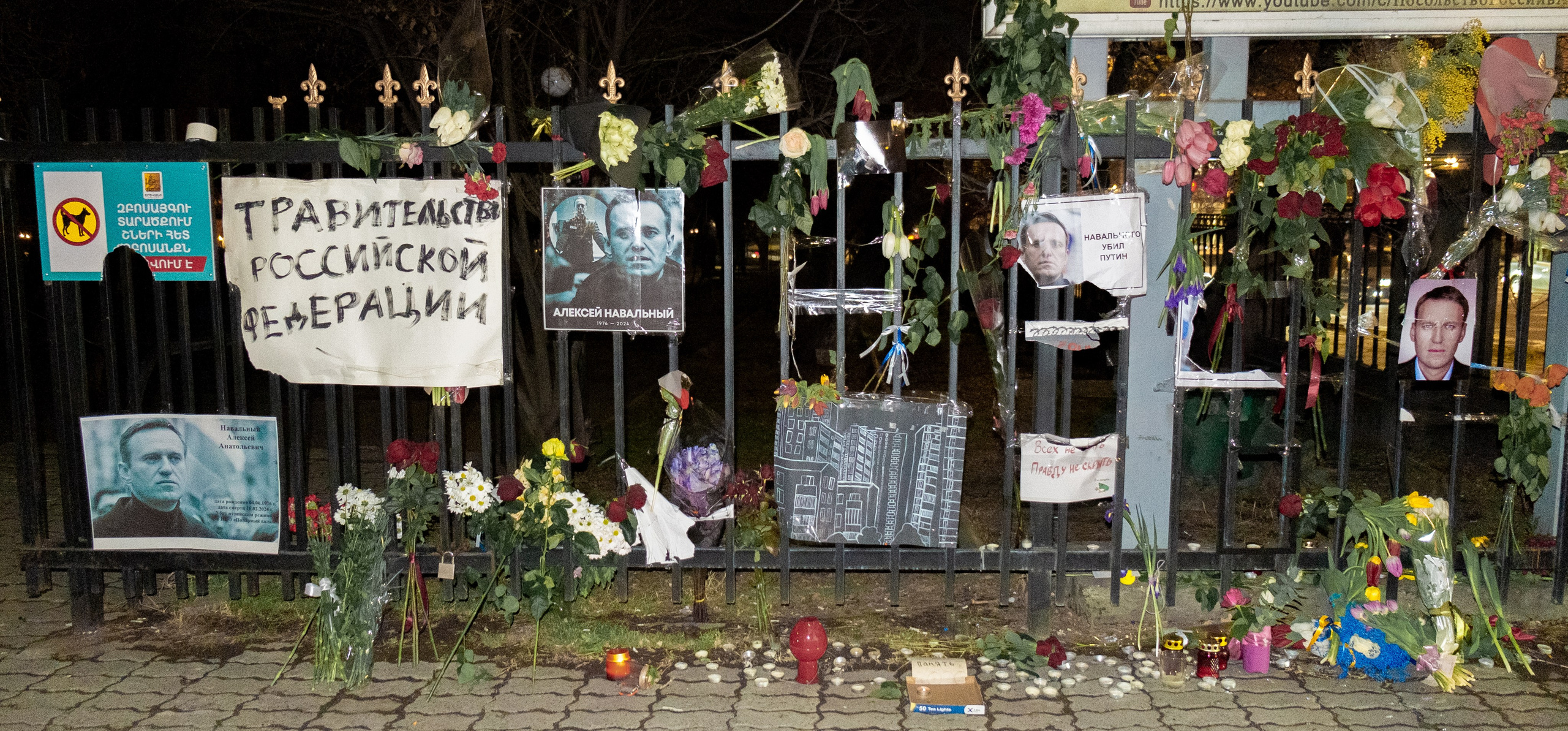 A picket in honor of the anniversary of Alexei Navalny's death. Я — Мария, фотограф/фотохудожник в Санкт-Петербурге