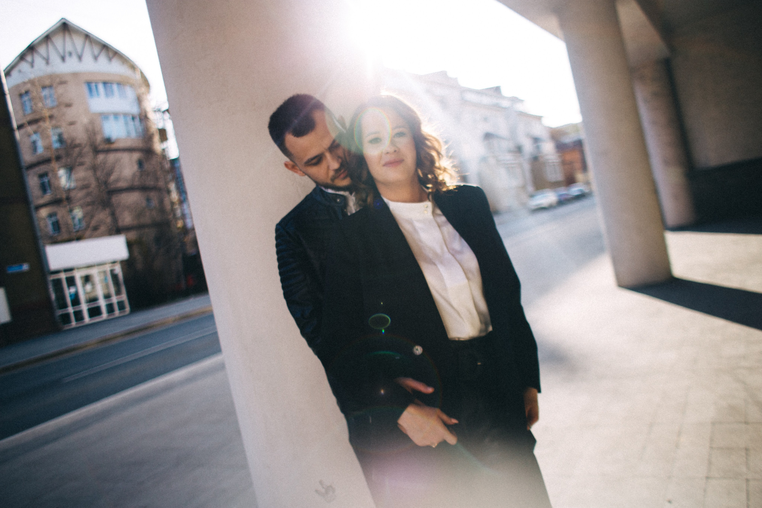 У Колеса обозрения. Фотограф в Нижнем Новгороде