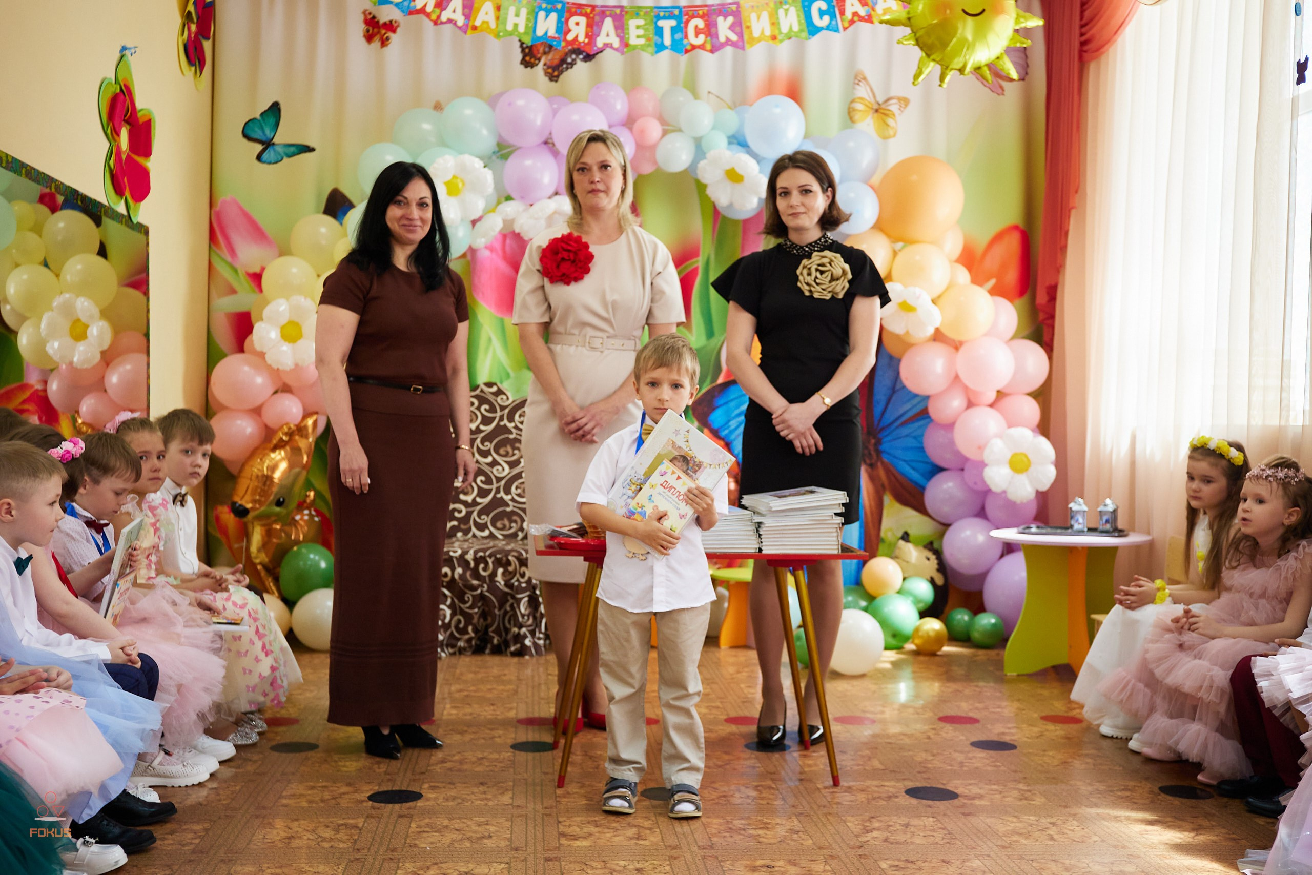 Выпускной детский сад. Спортивный фотограф Некрасов Денис