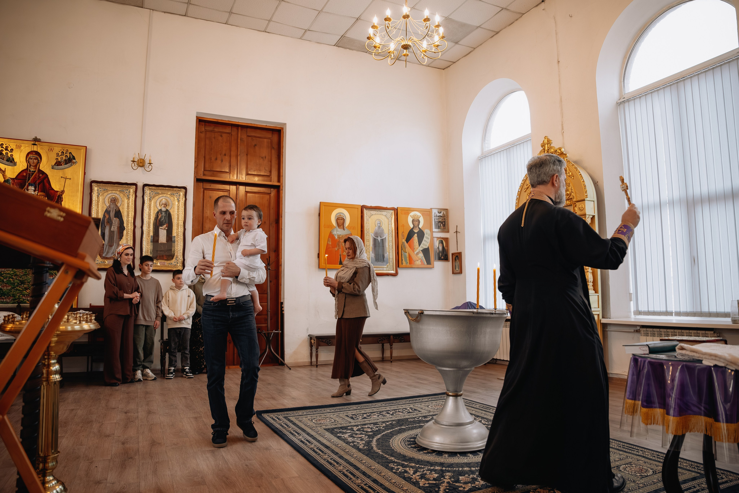 Крещение Лаврентия. Фотограф семейный мероприятия Краснодар Анапа Геленджик Новороссийск Поборежье
