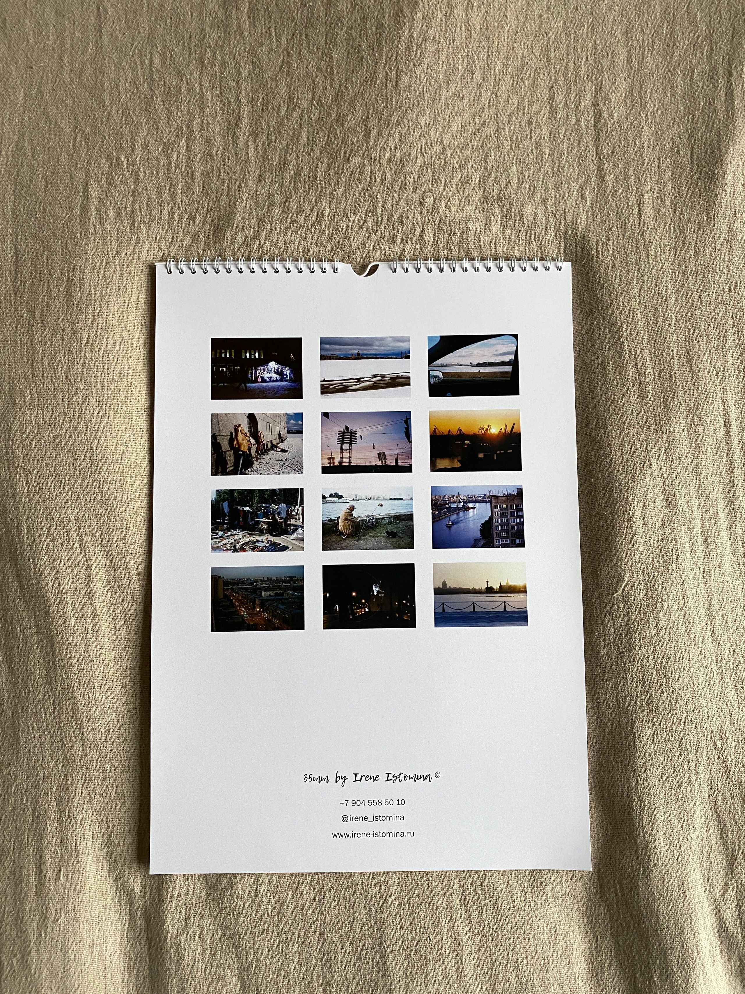 ФОТОКАЛЕНДАРЬ 2024. Свадебный и семейный пленочный фотограф в Петербурге Истомина Ирина