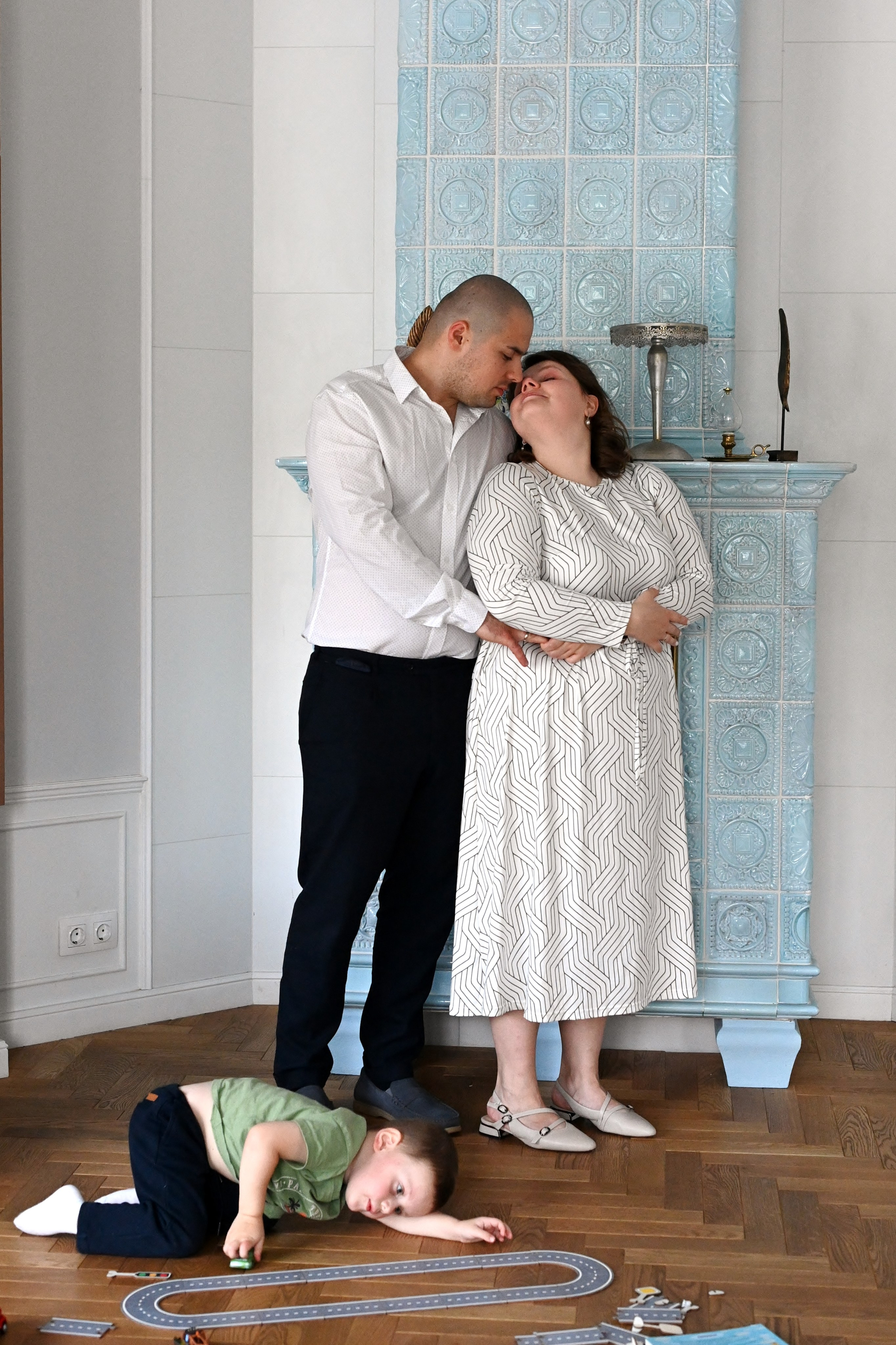 Студийная фотосессия семьи. Свадебный и семейный фотограф в Москве Ирина Гончарова