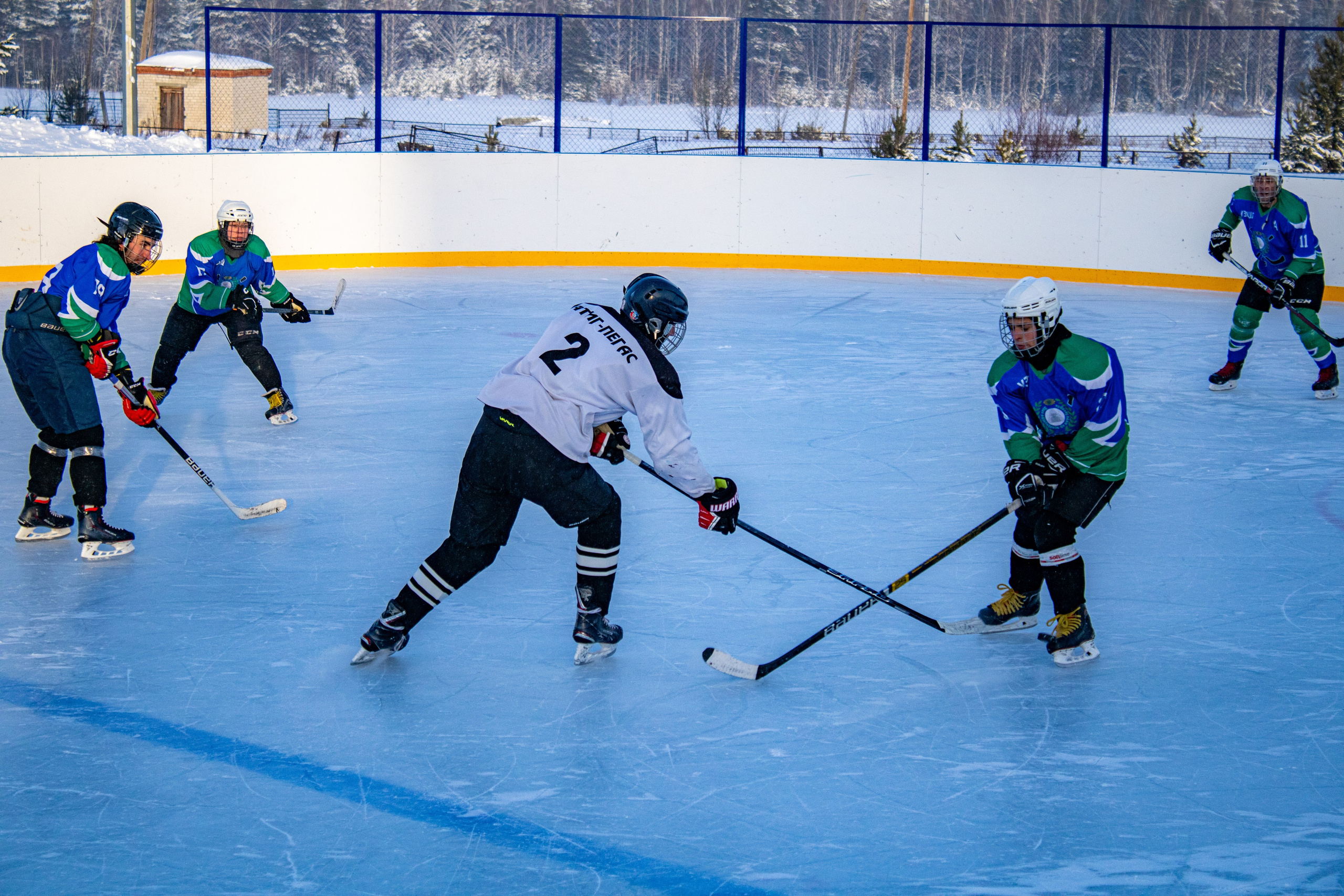 Хоккей г.п Атиг-г.п Дружинино